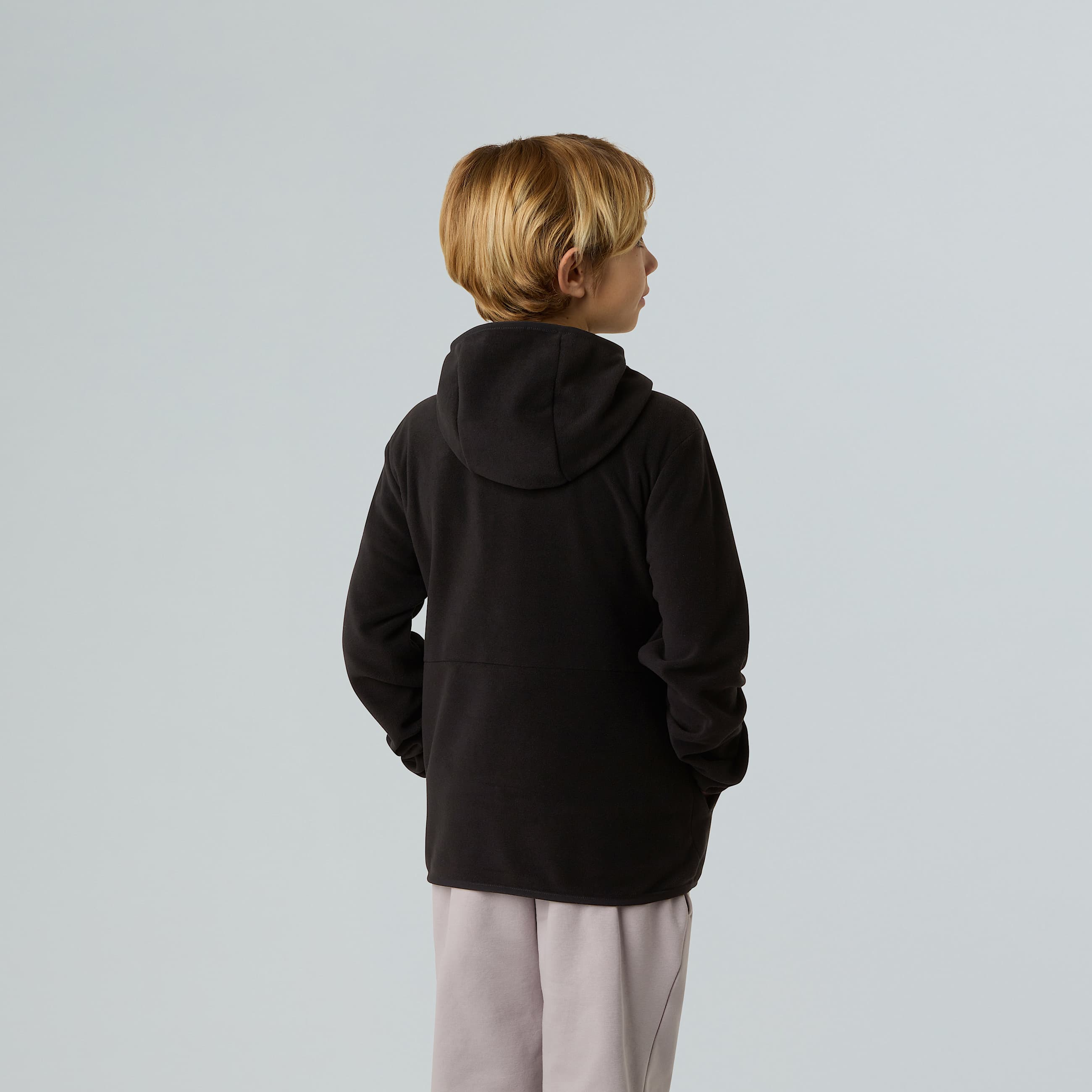 Teens Glacier Hooded Fleece Jacket TNF ALT2