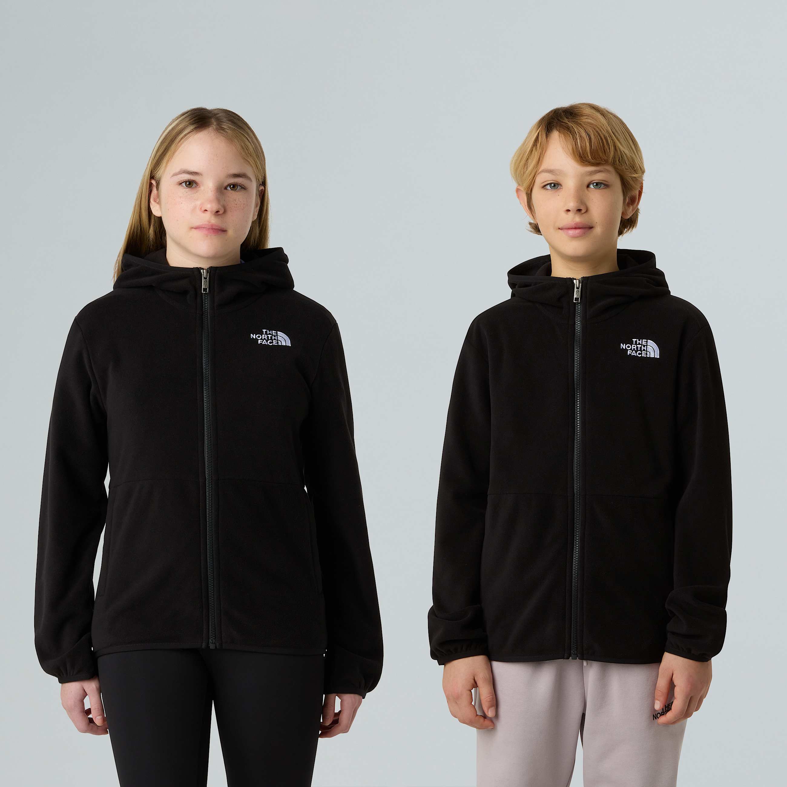 Teens Glacier Hooded Fleece Jacket TNF HERO