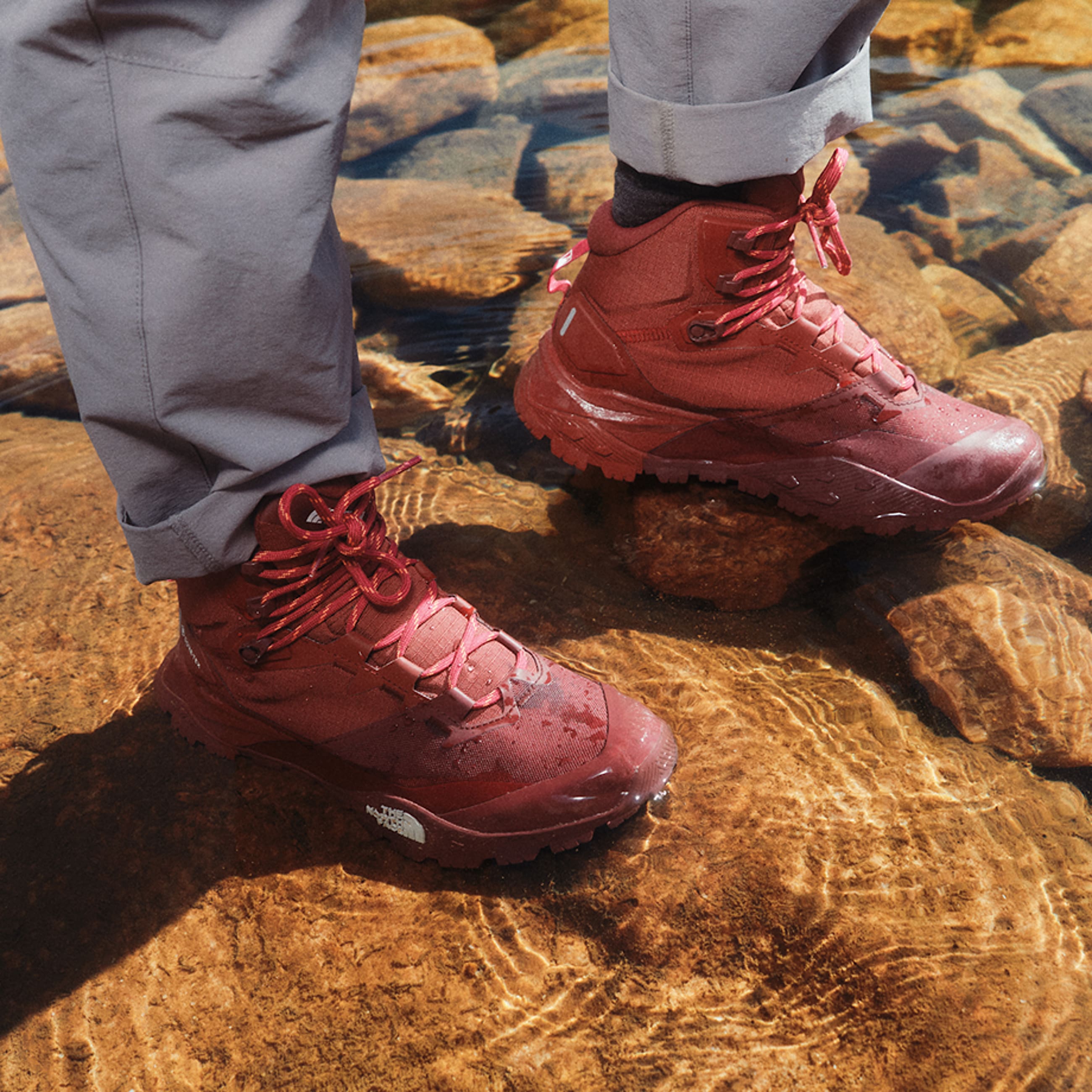 Womens Offtrail GORETEX Hiking Boots TNF SumacAlpine Plum ALT4