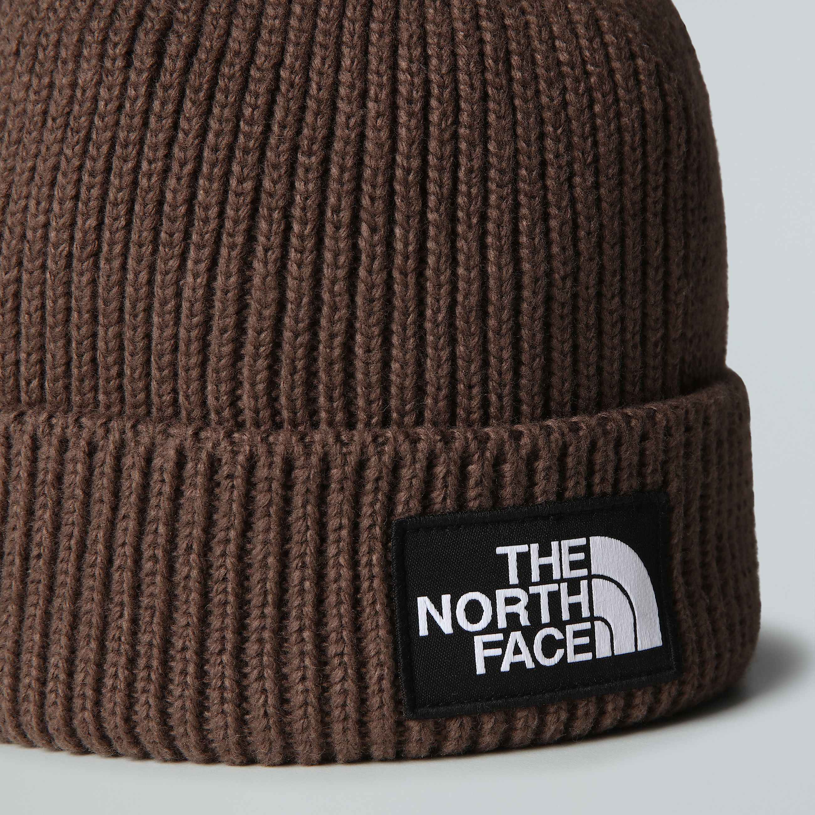 Berretto con risvolto e logo box TNF TNF ALT2