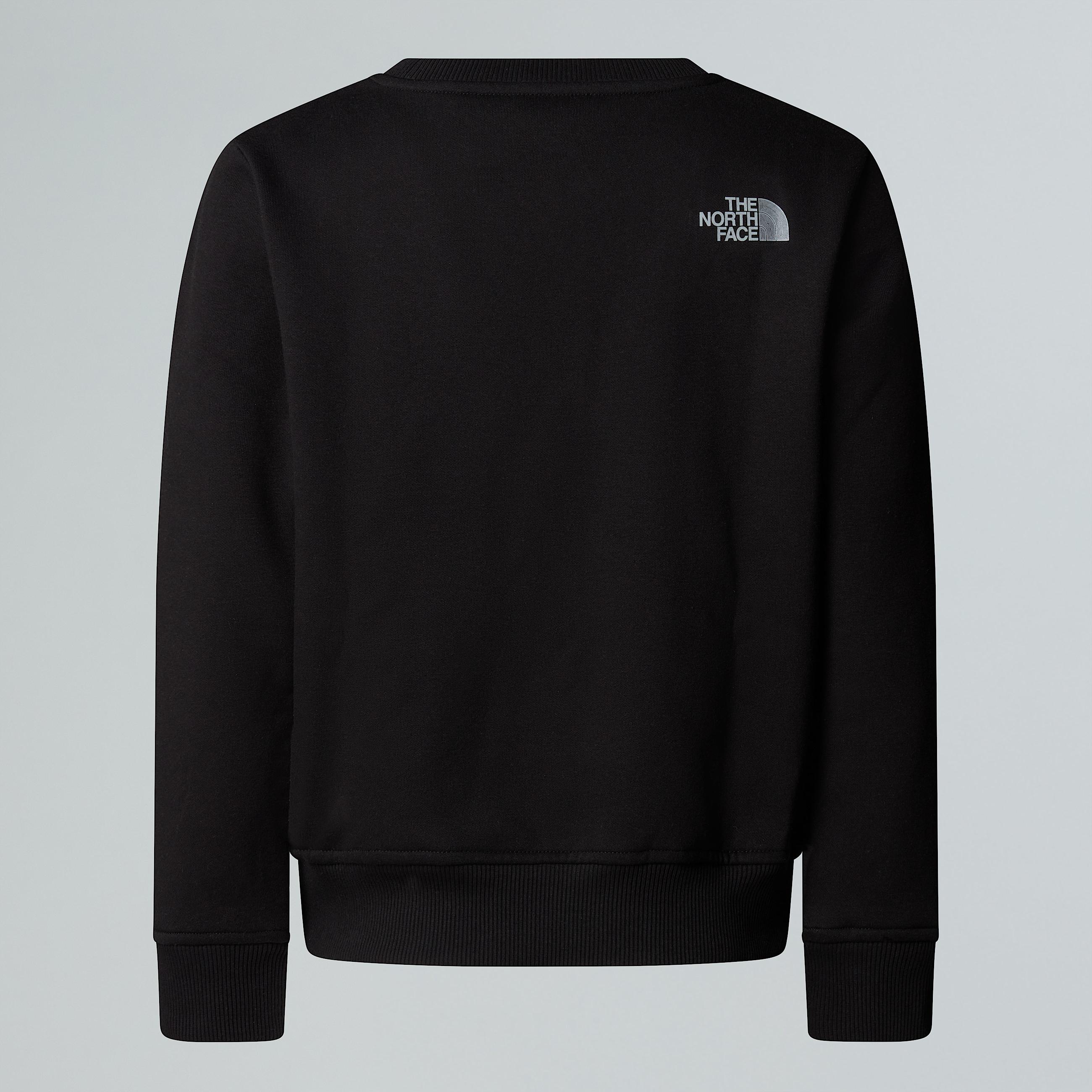 Felpa Reflective Logo Relaxed da ragazzo TNF TNF Black ALT21