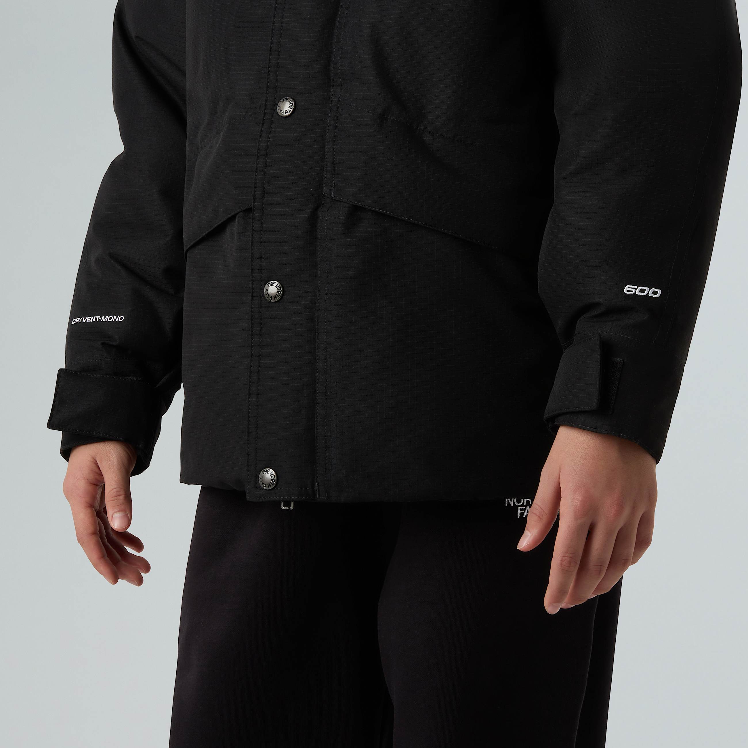 Mountaindonsjas voor tieners TNF TNF Black ALT9