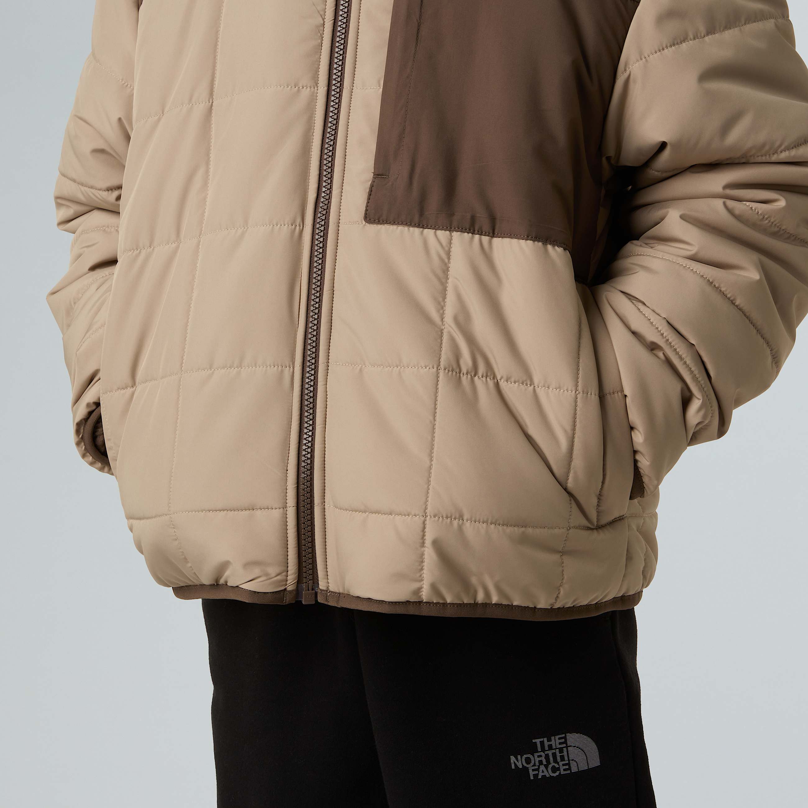 Giacca reversibile con cappuccio e cerniera integrale Shasta da ragazzo TNF ALT6