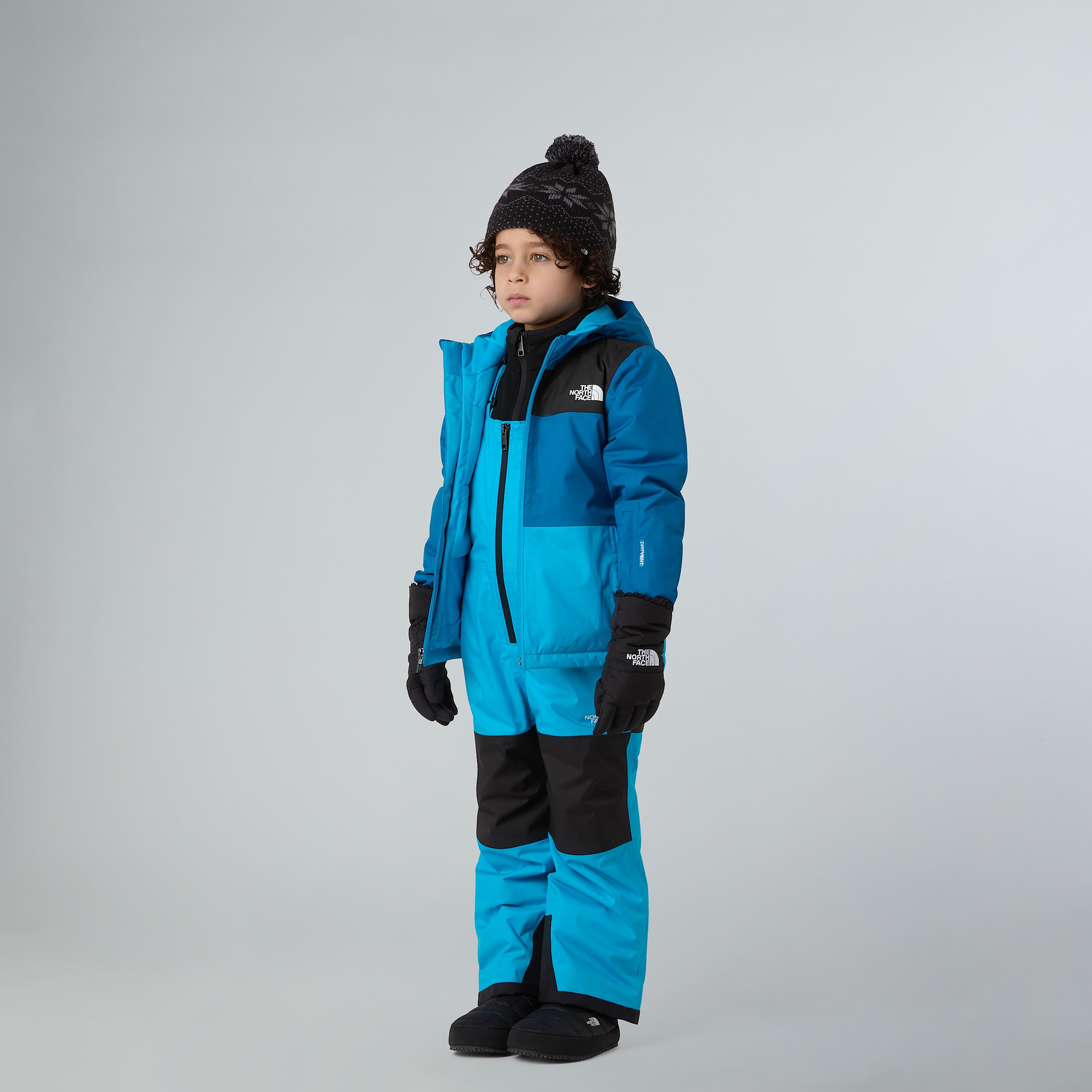 Freedom isolierte Latzhose fr Kinder TNF Meridian Blue ALT1