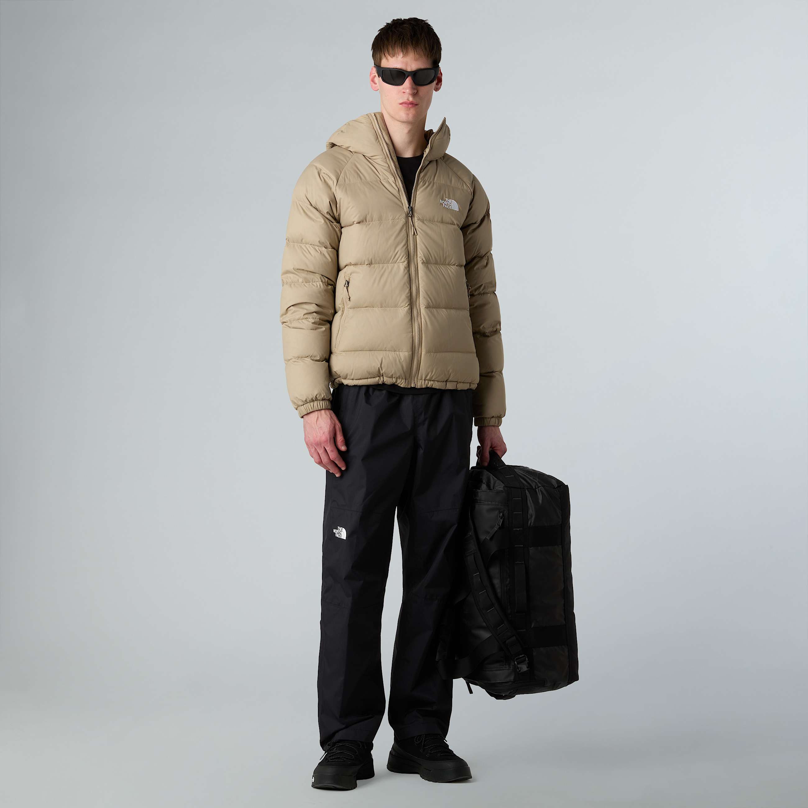 Mska kurtka puchowa z kapturem Hydrenalite TNF Mushroom Grey ALT5