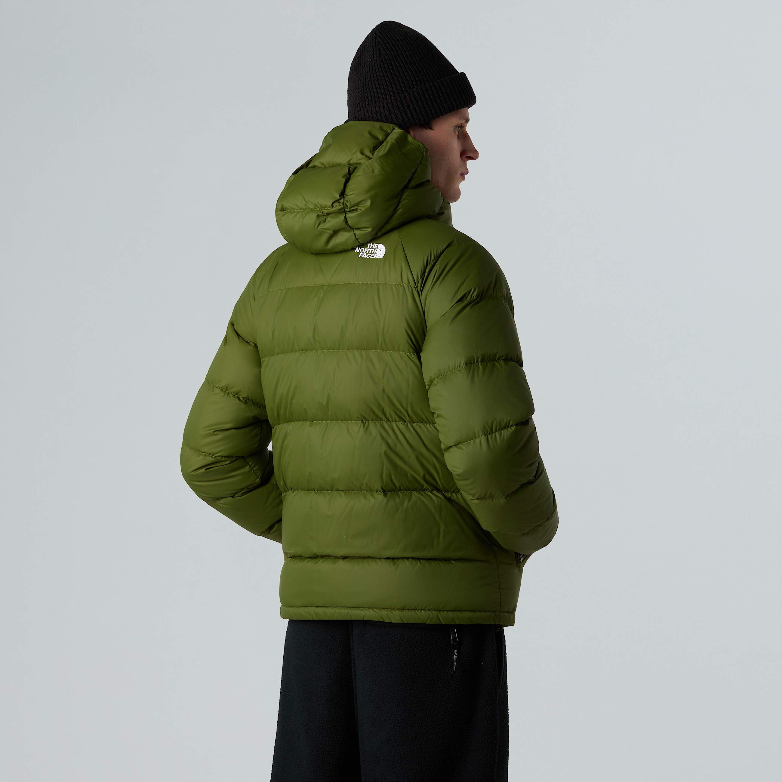 Hydrenalitedonsjas met capuchon voor heren TNF Woodland Green ALT2