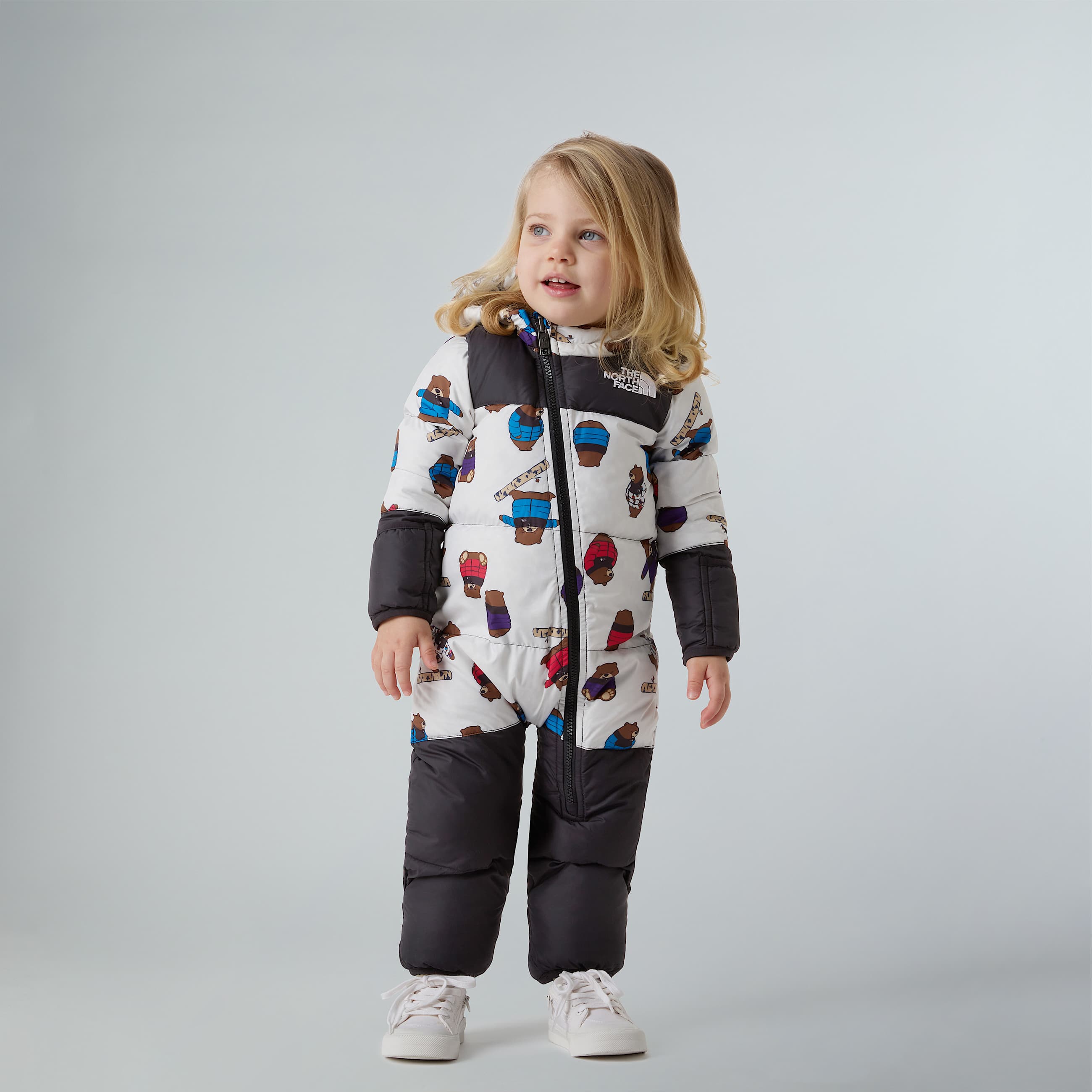 Tuta 1996 Retro Nuptse Printed da neonato TNF ALT6