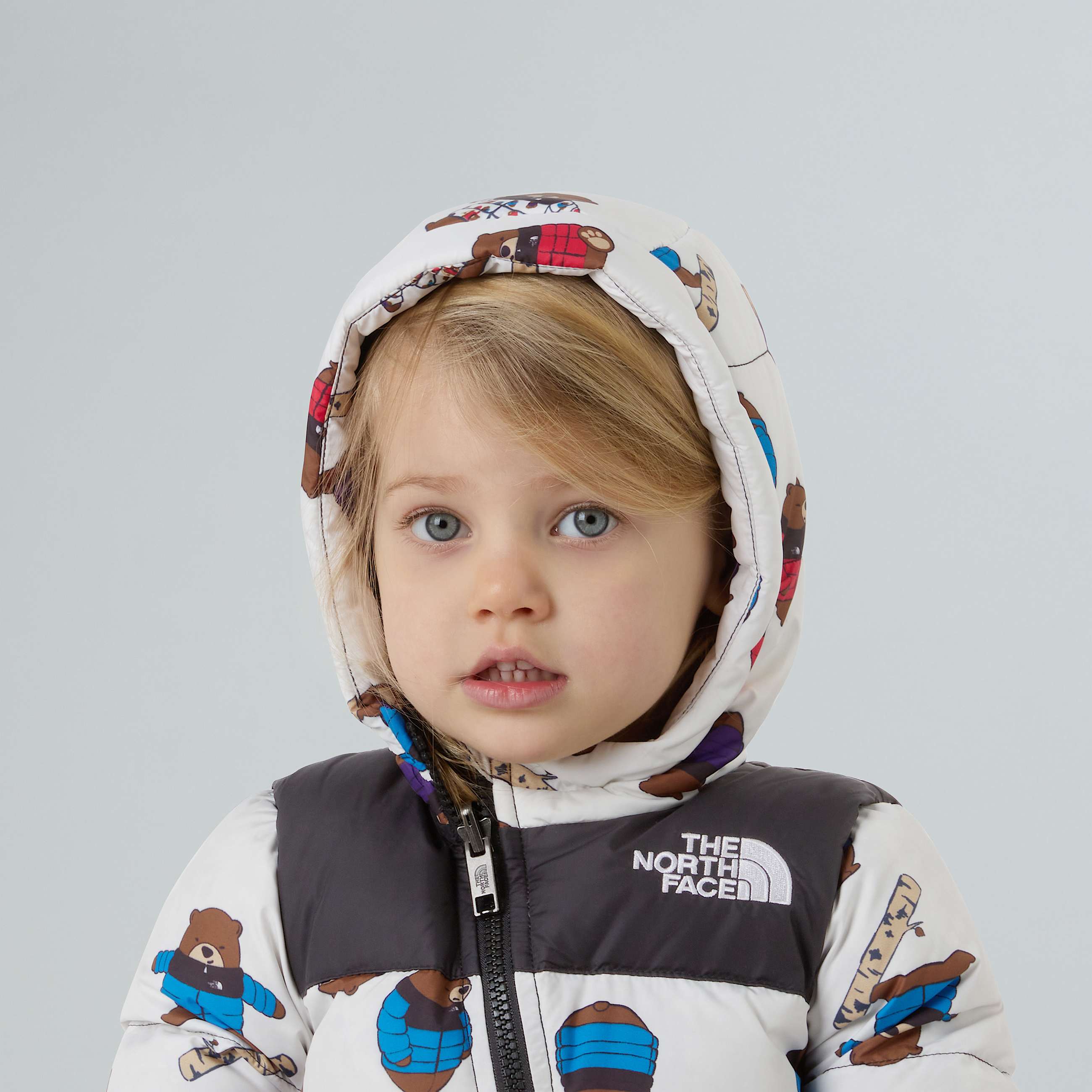 Tuta 1996 Retro Nuptse Printed da neonato TNF ALT8