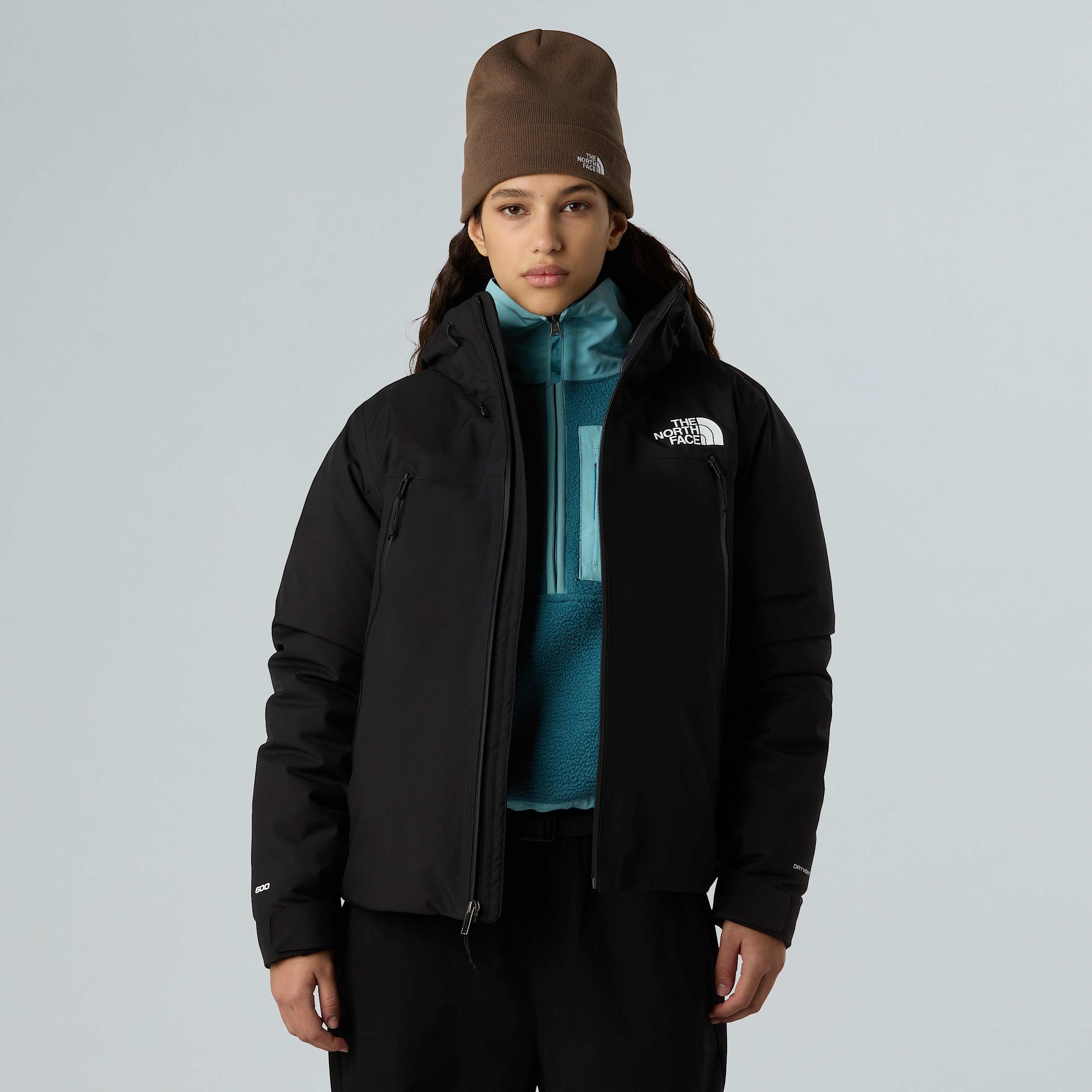 Mountain Range Down Hooded Jacket W TNF ALT3