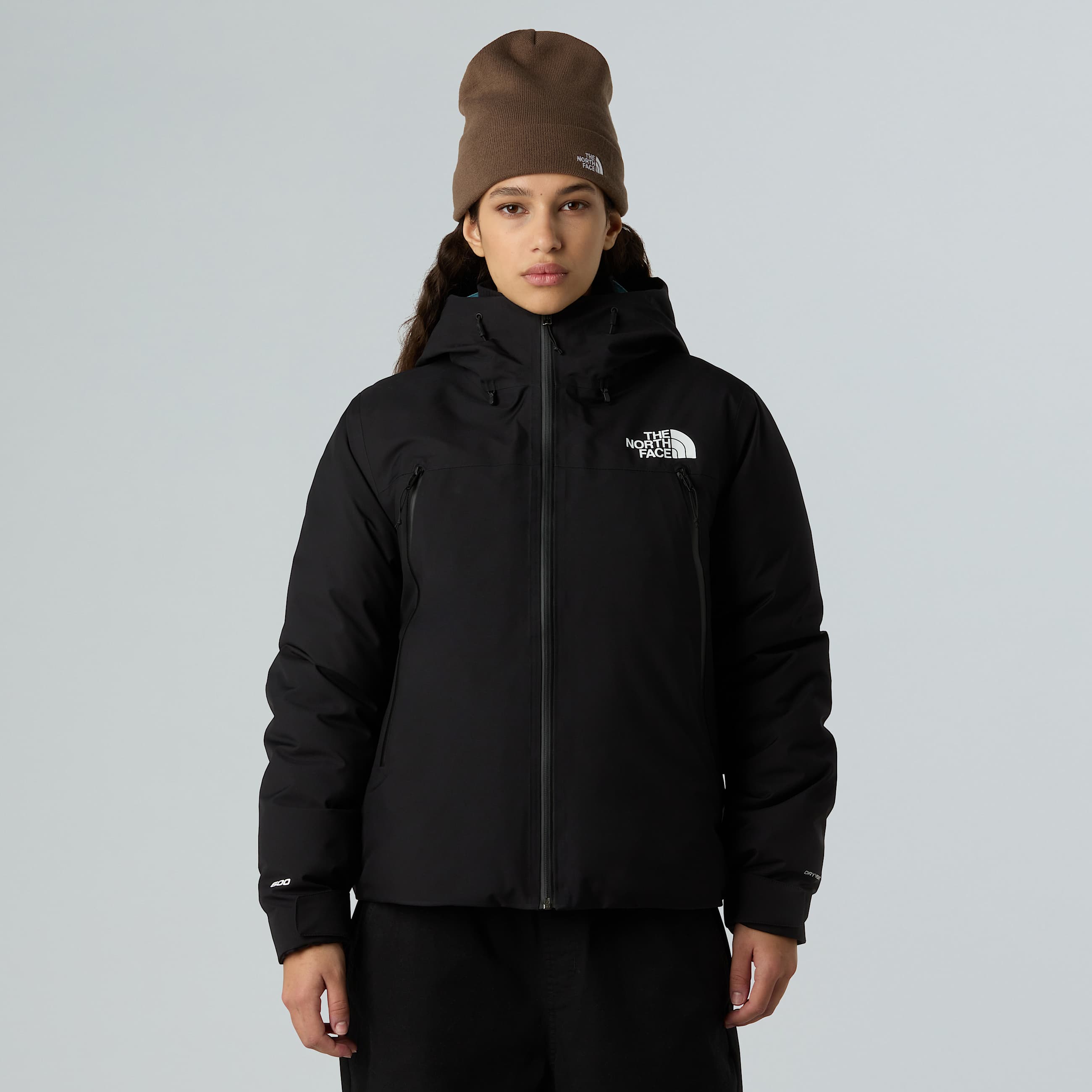 Mountain Range Down Hooded Jacket W TNF HERO
