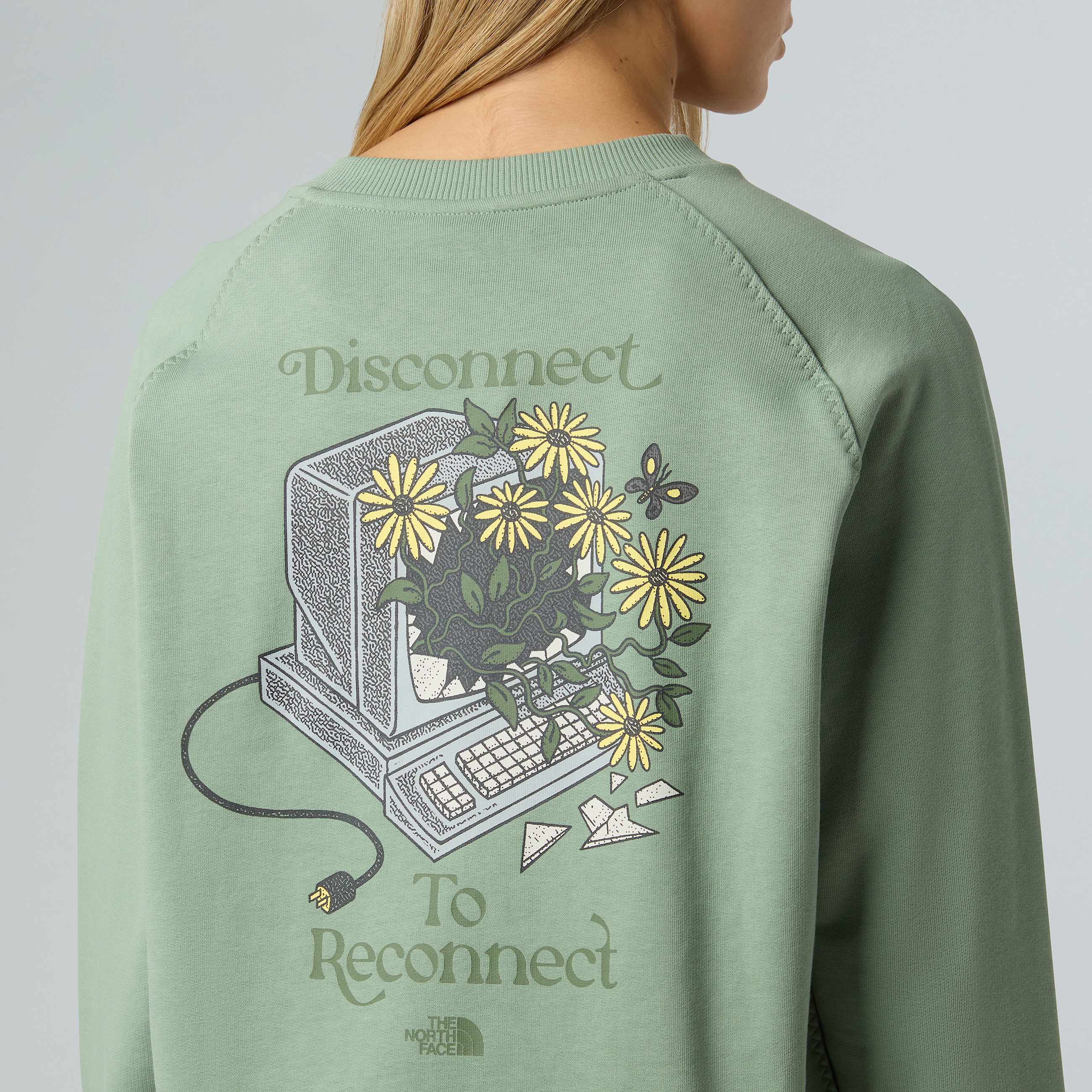 Felpa Connect Relaxed Graphic da donna TNF ALT4