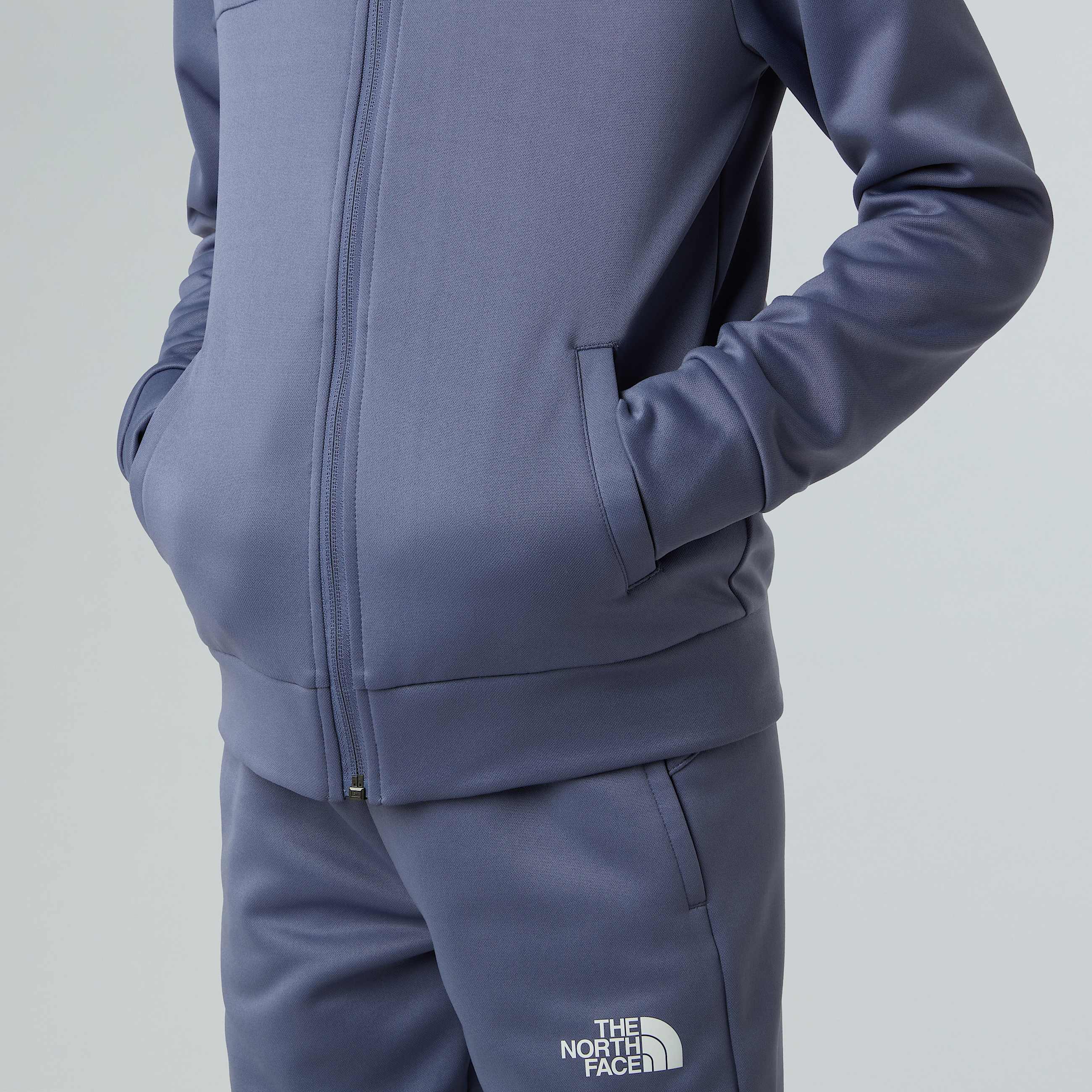 Felpa Reaxion con cappuccio e cerniera integrale da ragazzi TNF ALT5