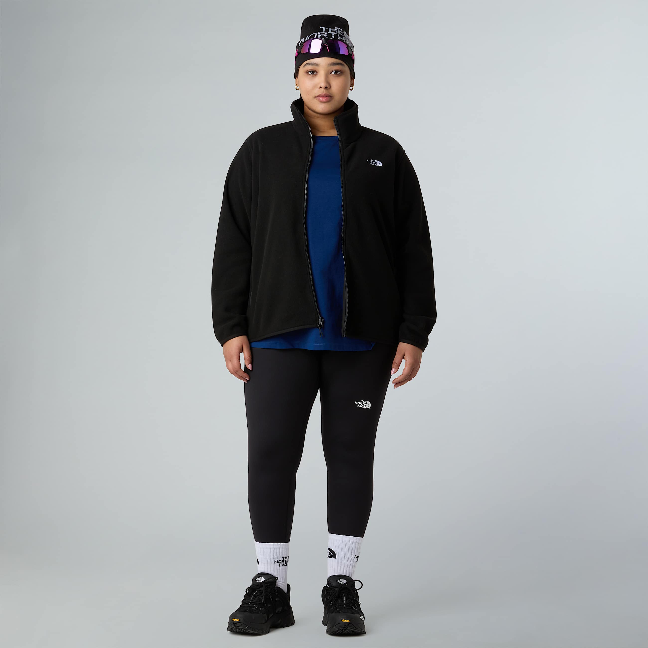 Plus Size Glacier FullZip Fleece W TNF ALT1