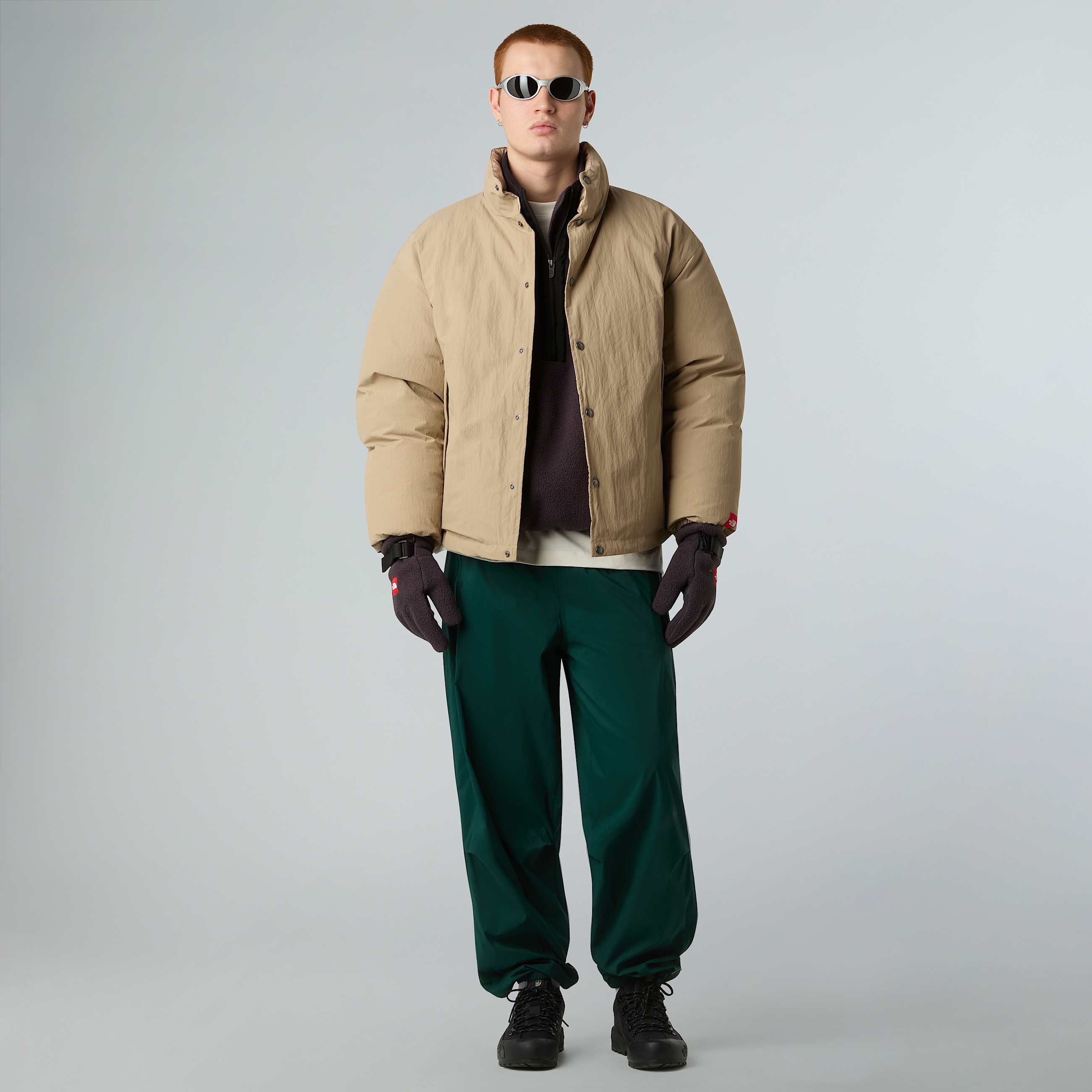 Red Box Down Jacket Unisex TNF ALT3