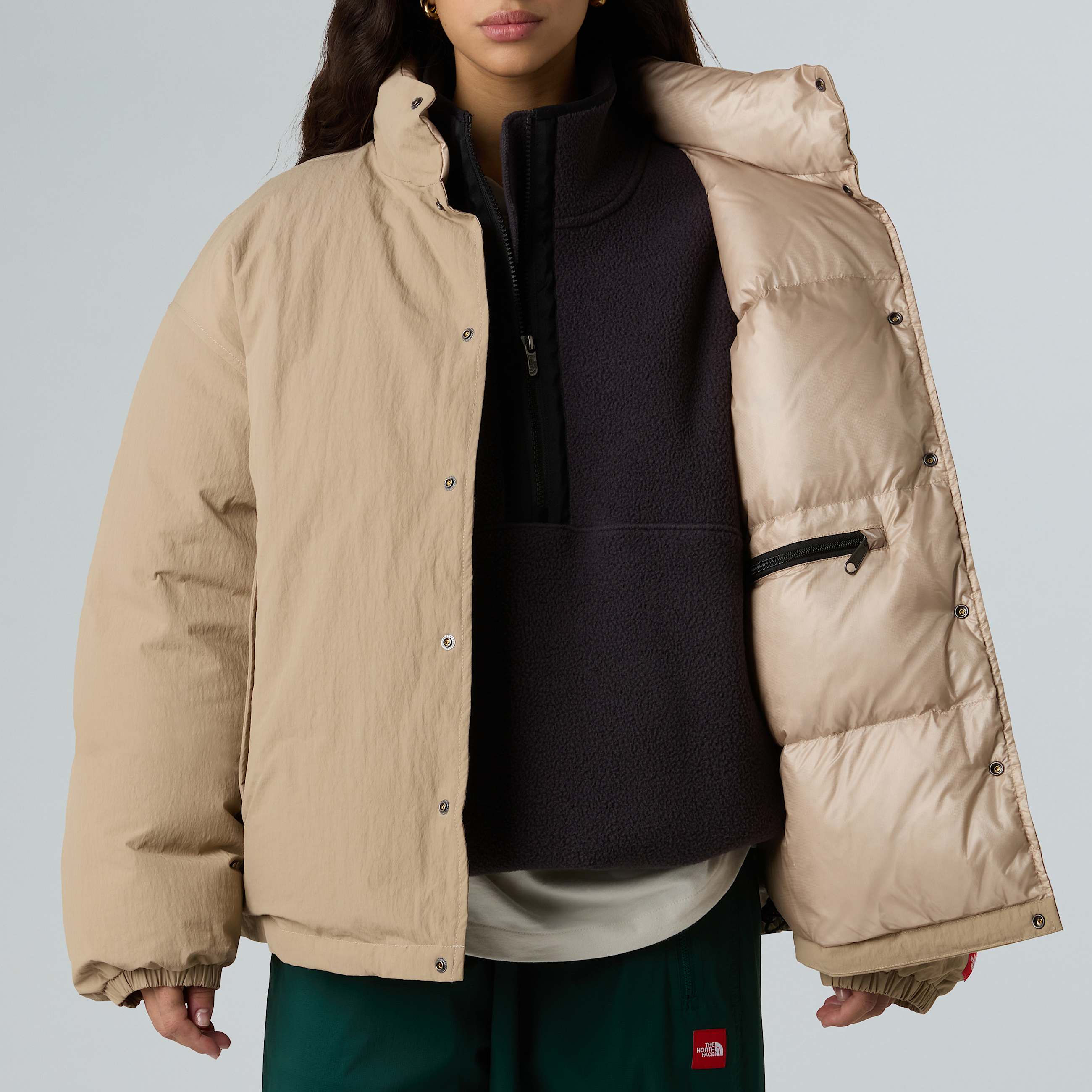 Red Box Down Jacket Unisex TNF ALT35