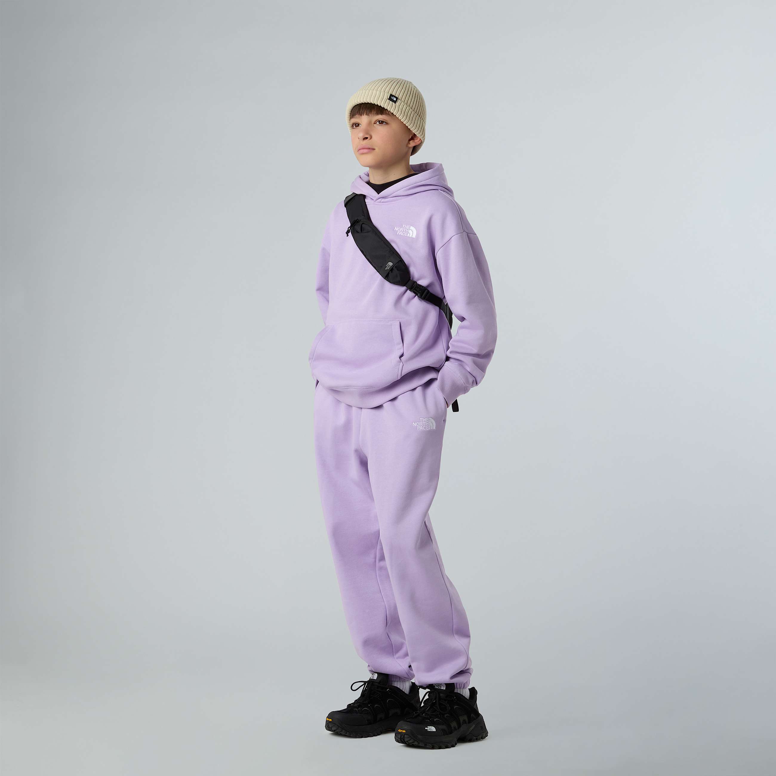 Felpa oversize con cappuccio Essential per ragazzi TNF ALT3