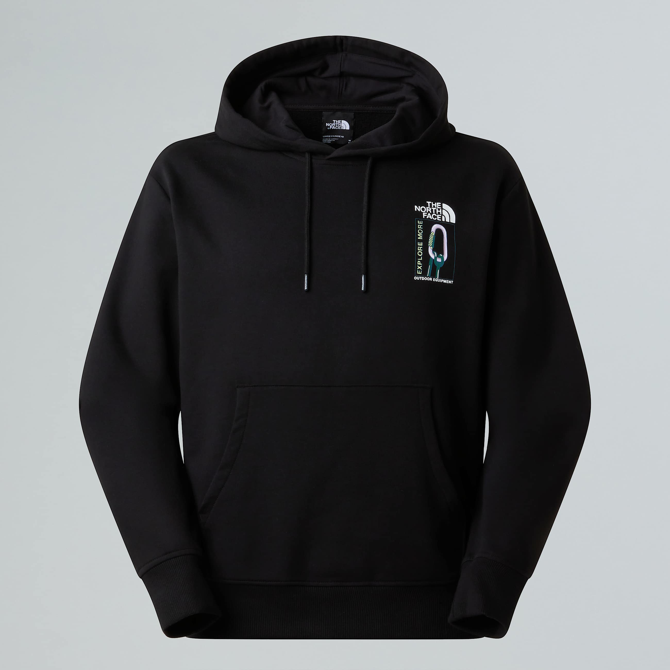 Felpa con cappuccio Explore Gear Relaxed unisex TNF ALT1