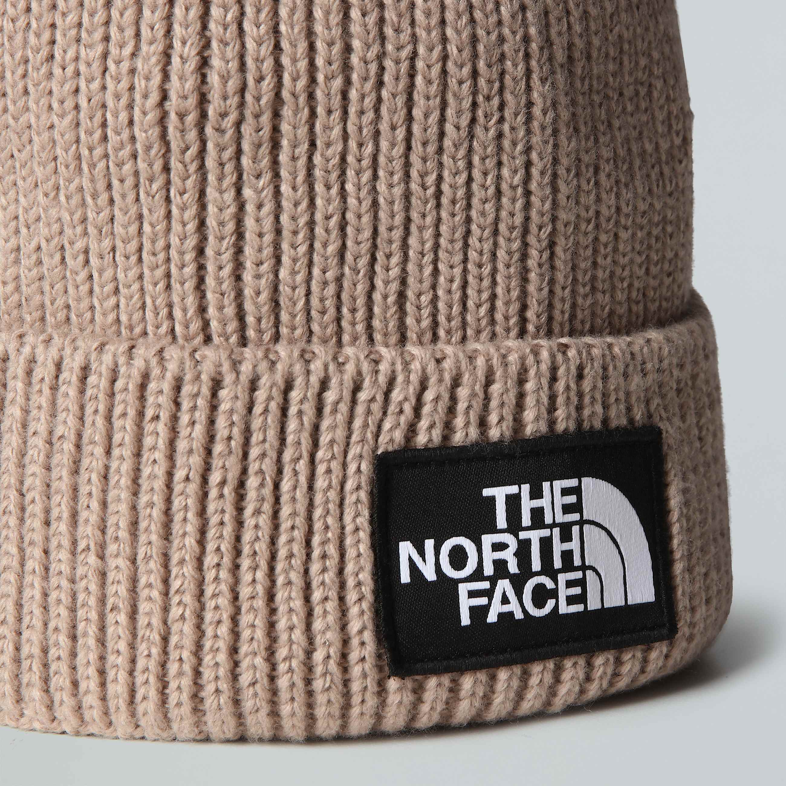 TNF Logo Box Beanie mit Umschlag TNF Mushroom Grey ALT2