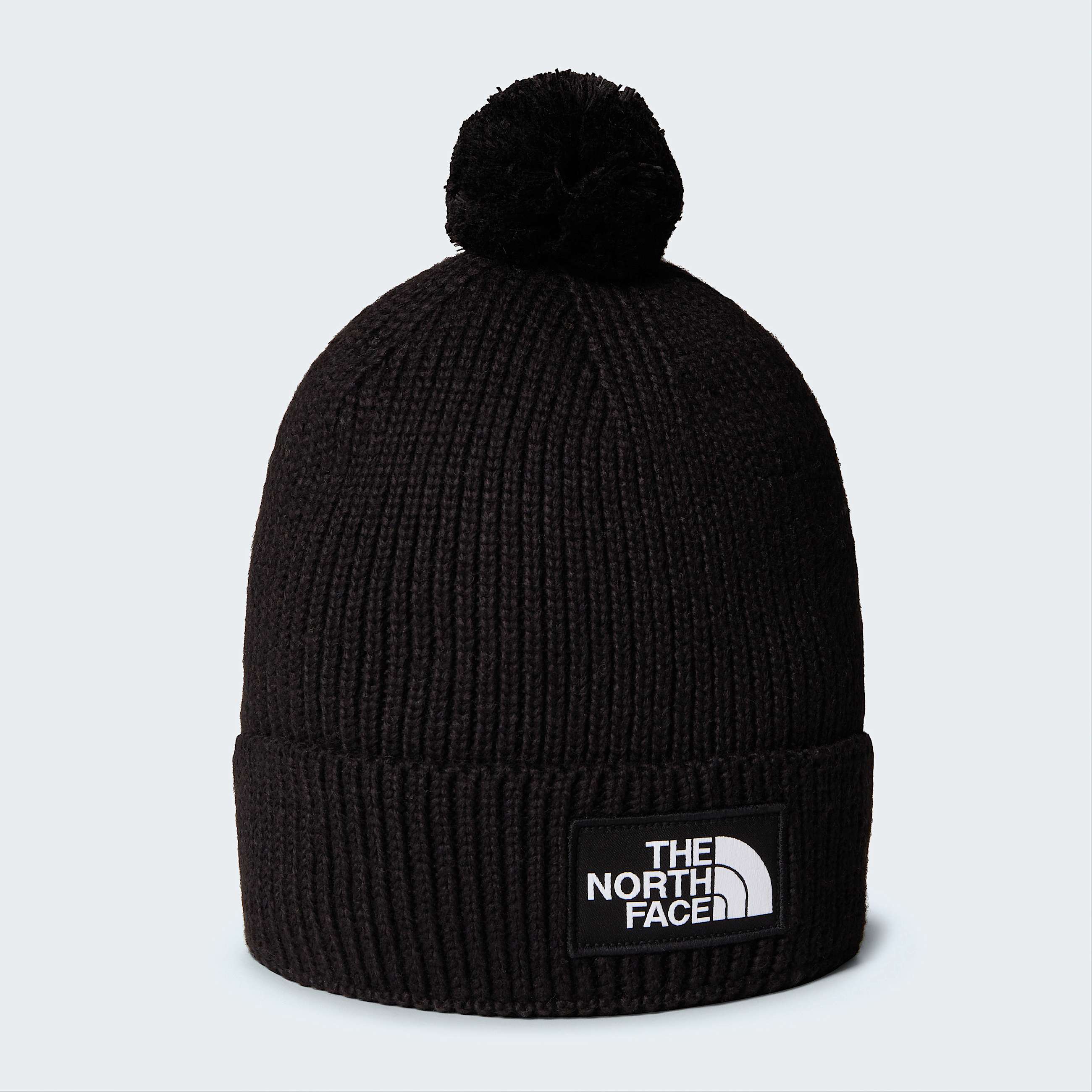 TNF Logo Box Beanie mit Bommel TNF TNF Black HERO