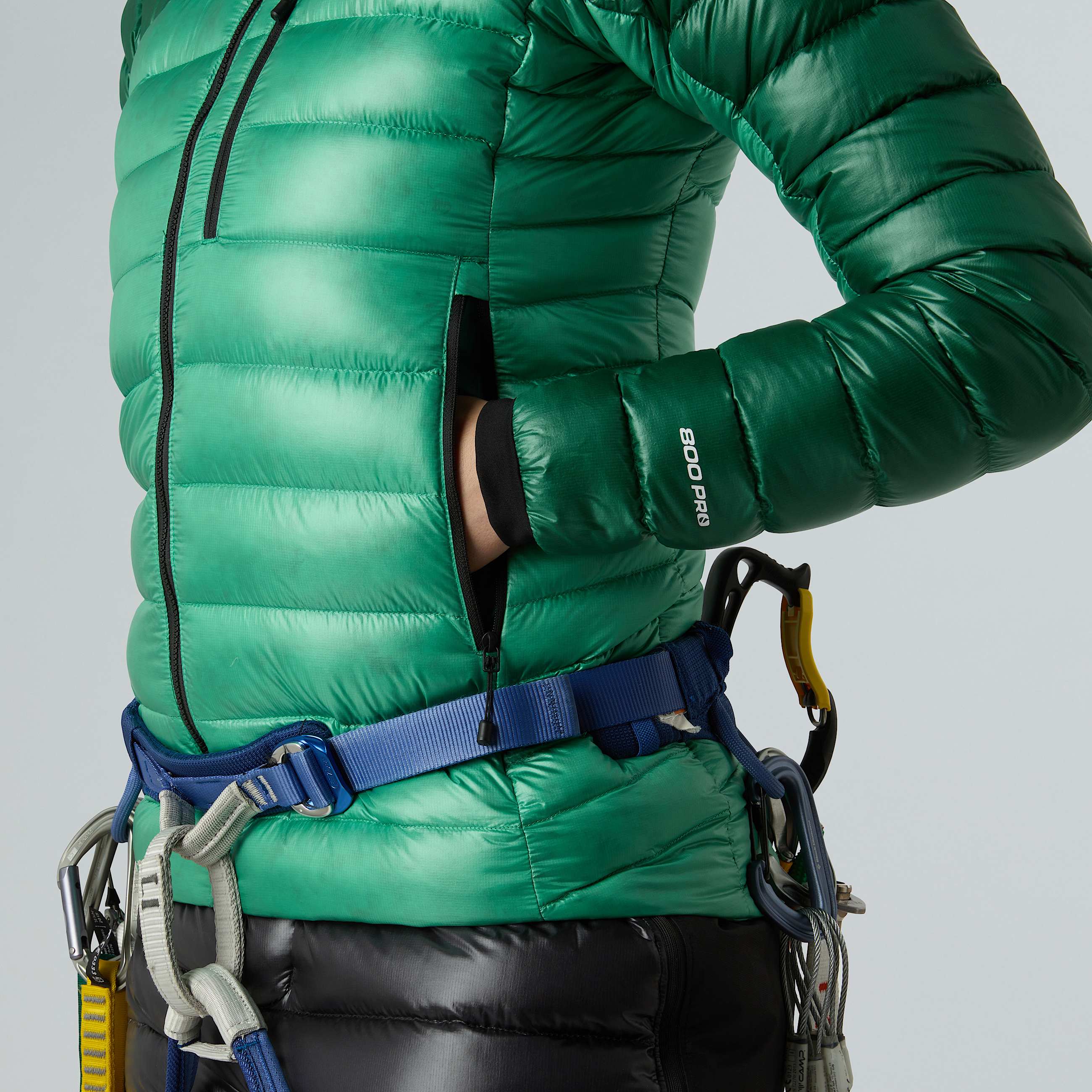 Womens Summit Breithorn Hooded Down Jacket TNF Nebula GreenEvergreen ALT6