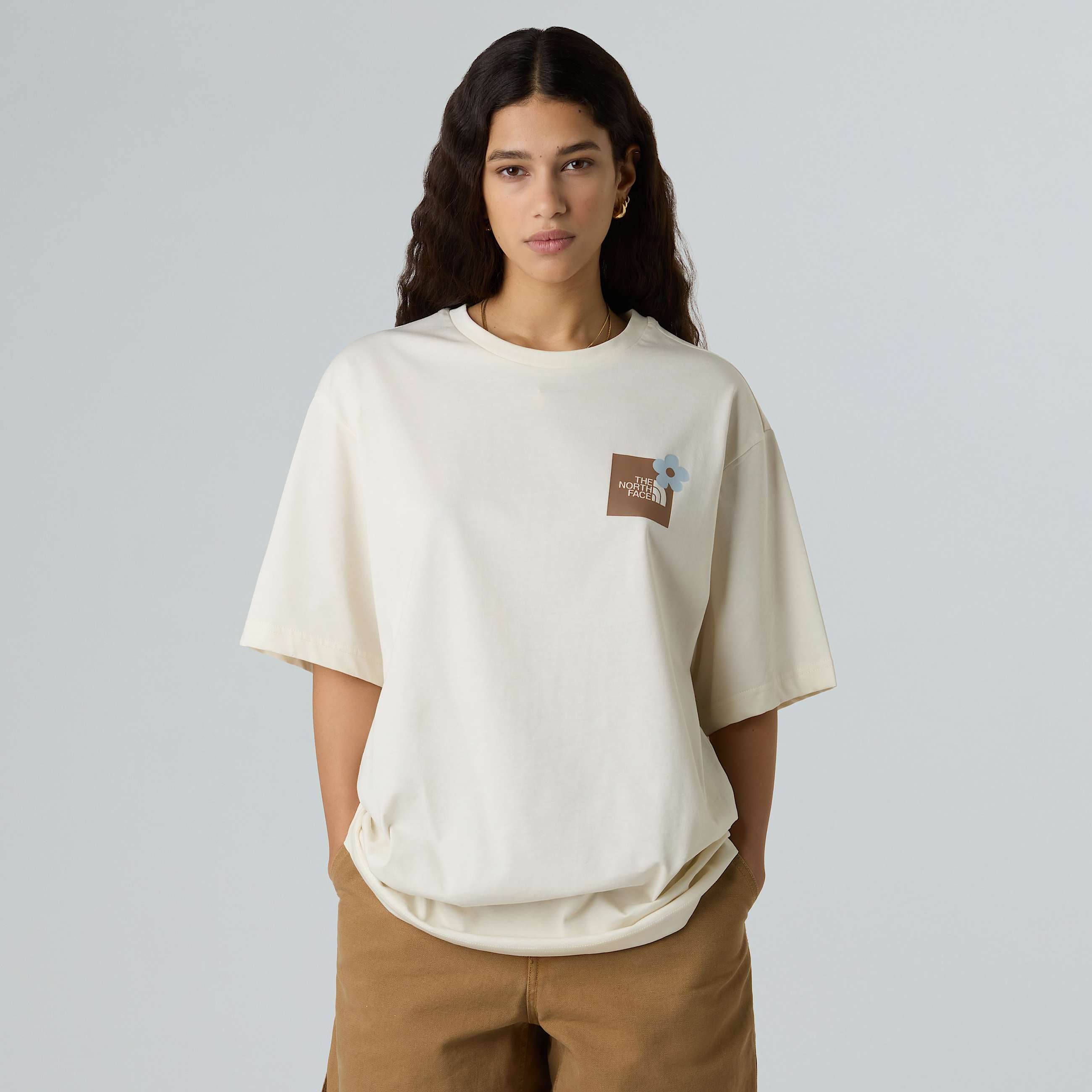 Flower Graphic Relaxed TShirt Unisex TNF ALT8