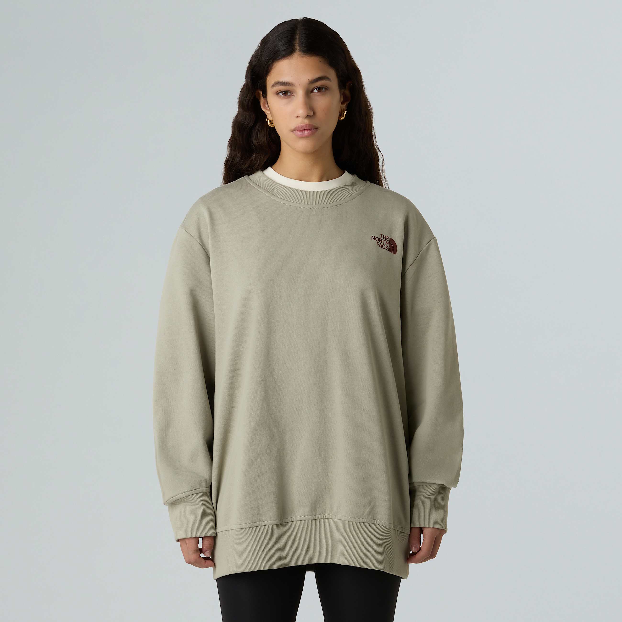 Vintage Postcard Relaxed Sweatshirt Unisex TNF ALT8