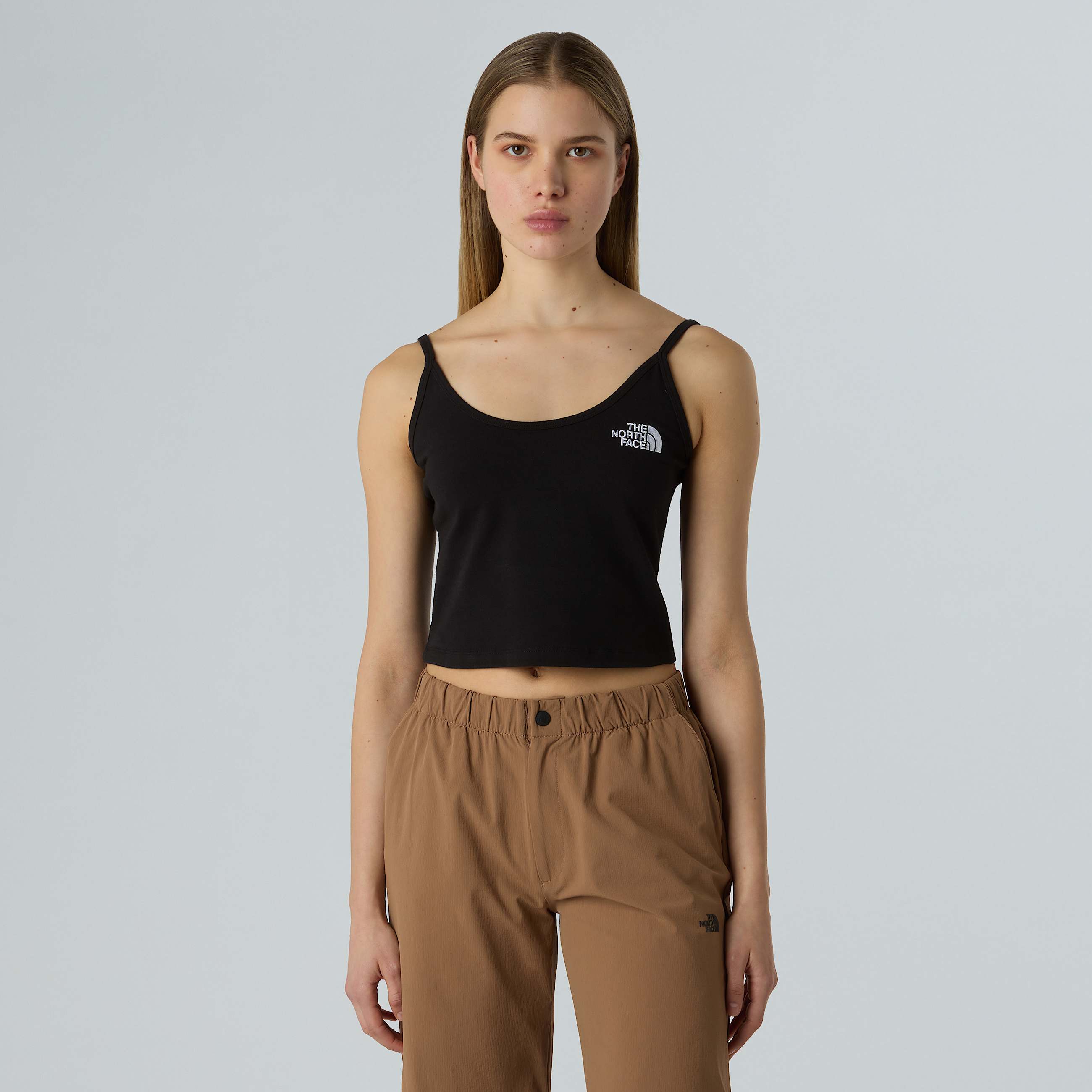 Cropped tanktop voor dames TNF HERO