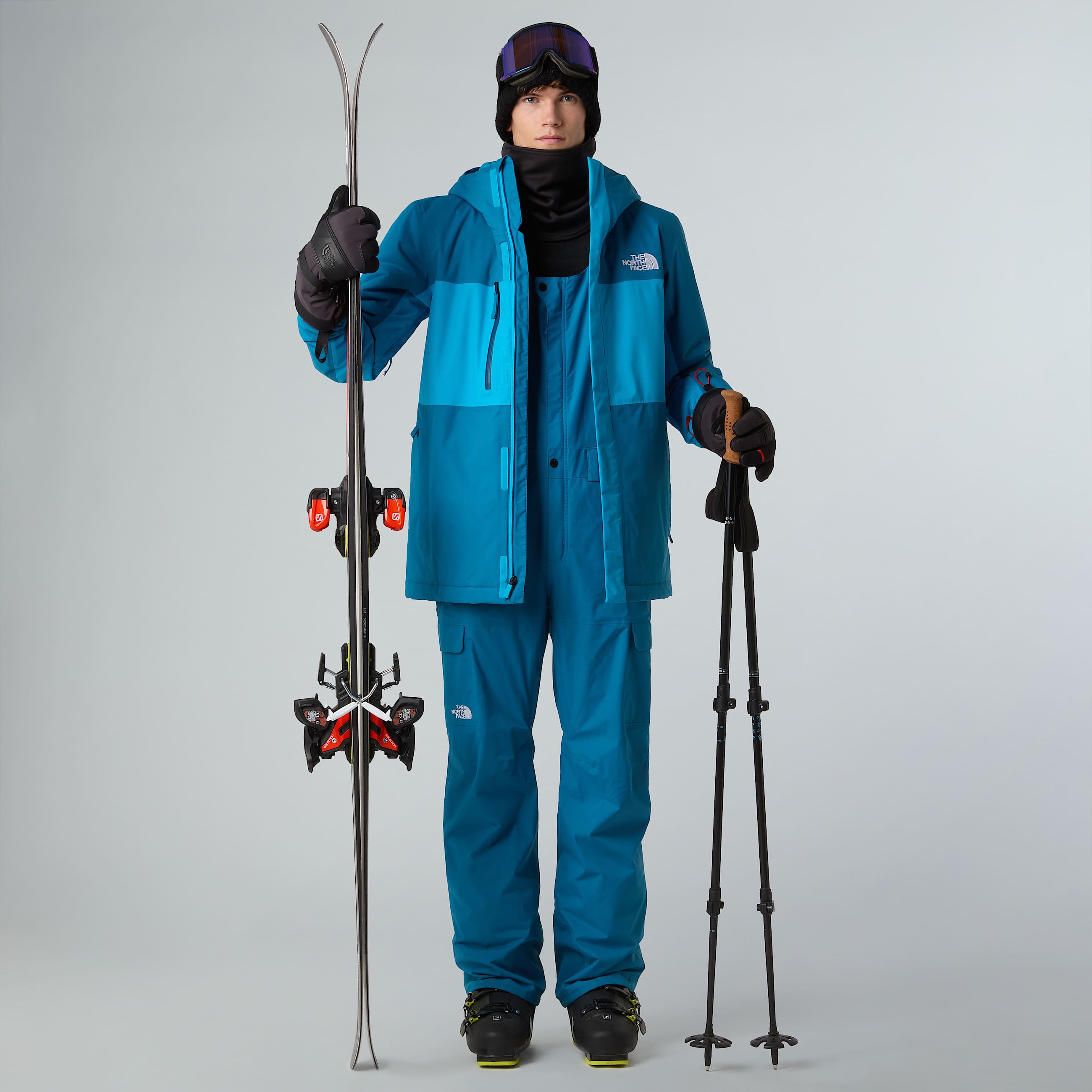 Mens Freedom Bib Trousers TNF Dusk Blue ALT7