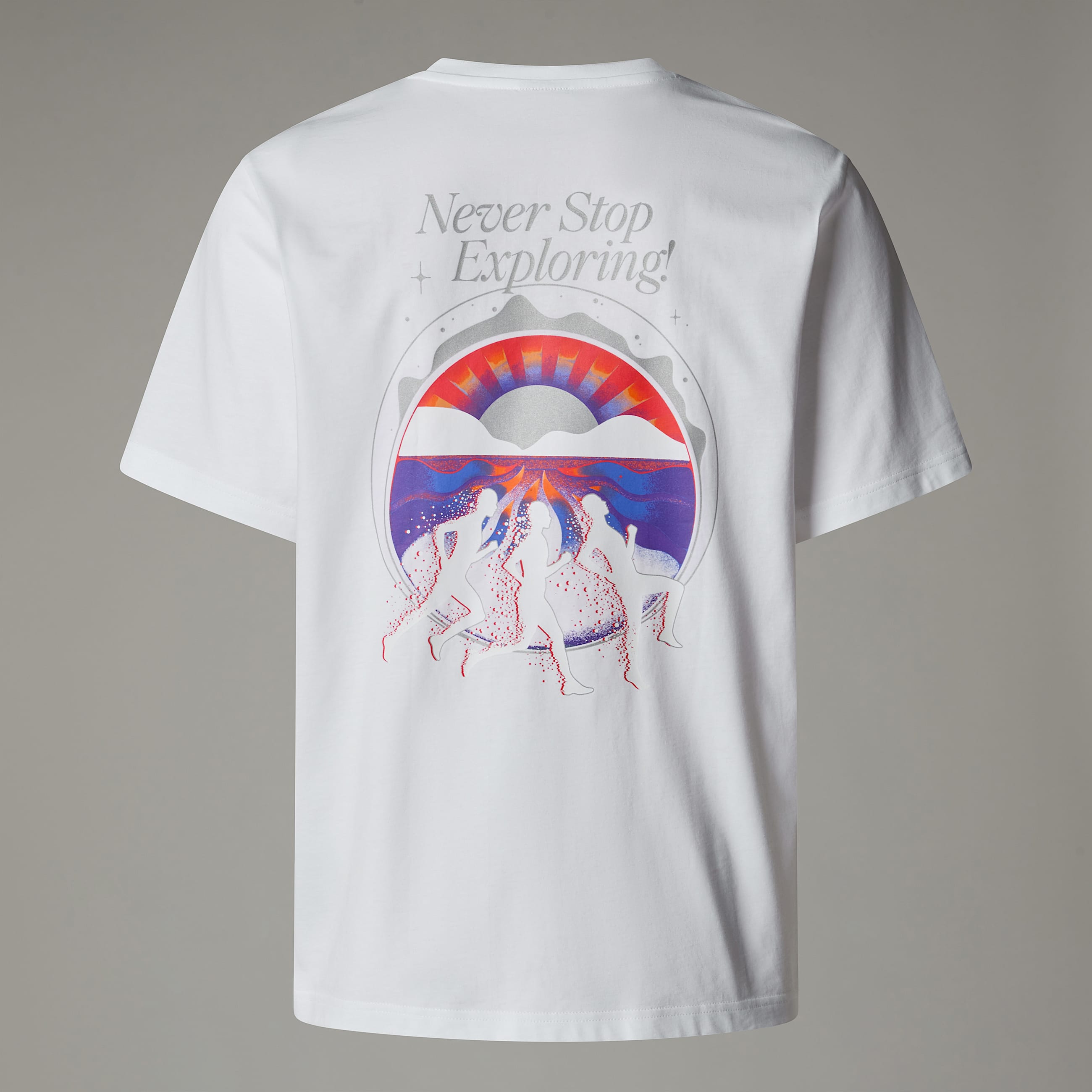 Tshirt Never Stop Relaxed unisex TNF HERO
