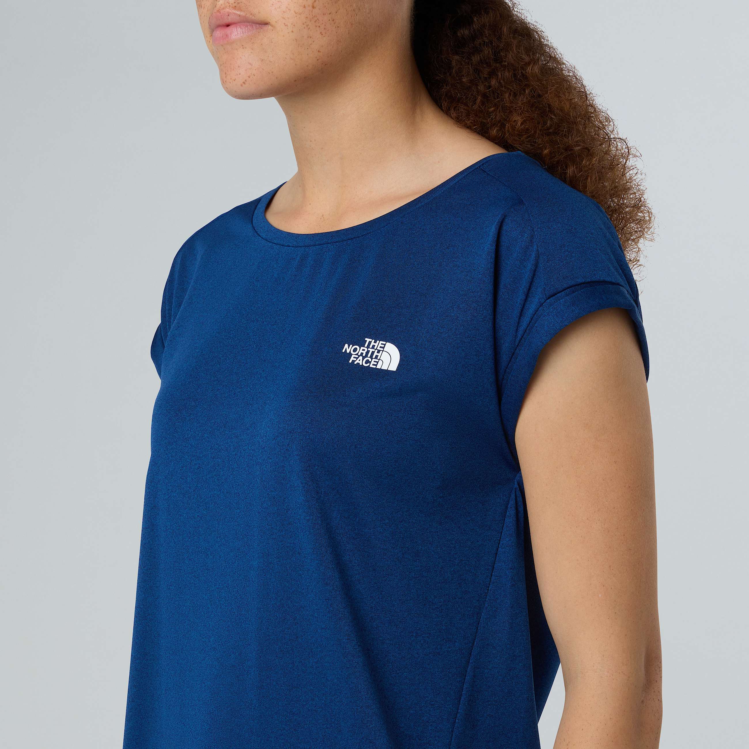 Womens Tanken Tank Top TNF Estate Blue Light Heather ALT3