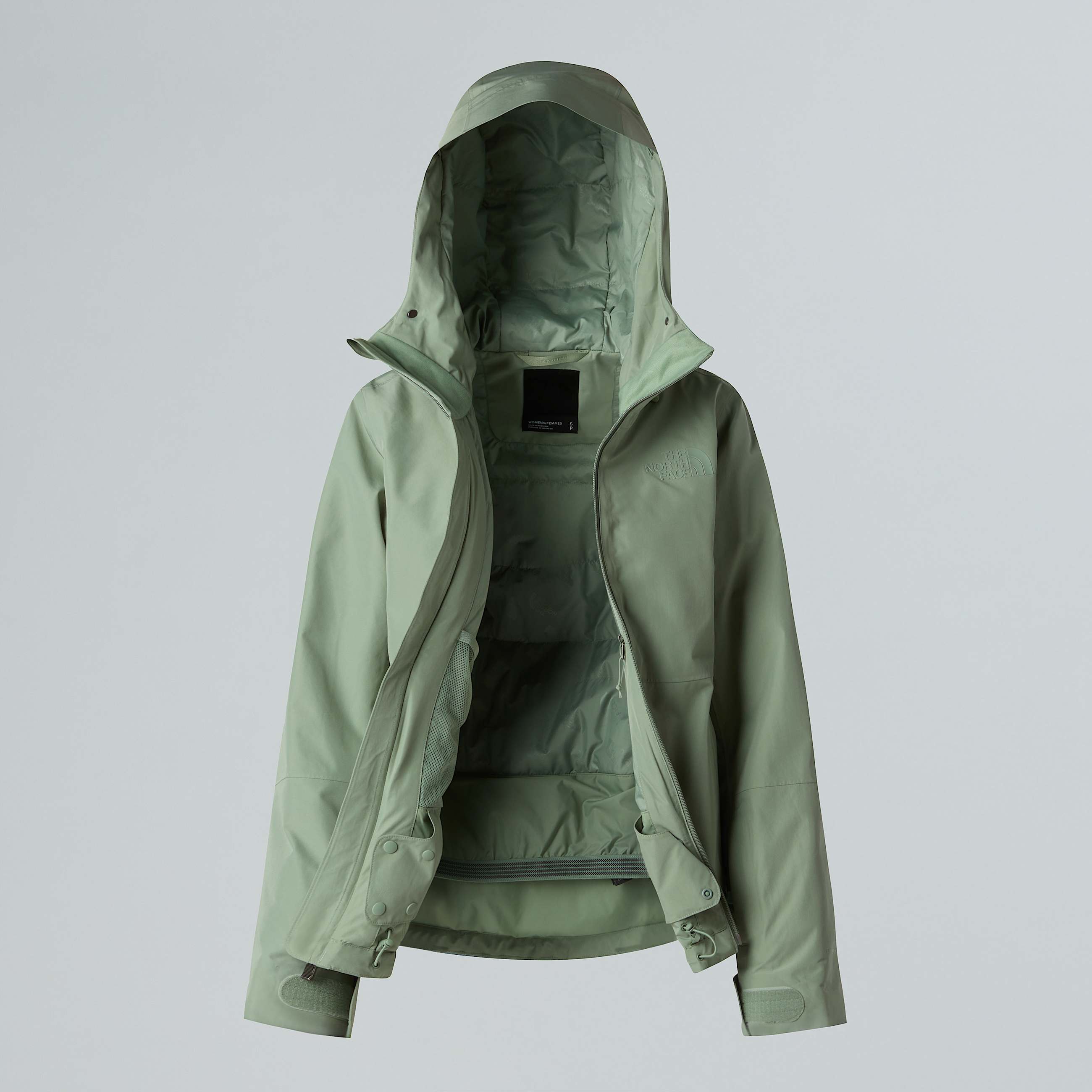 Womens Descendit Jacket TNF Slate Moss ALT17