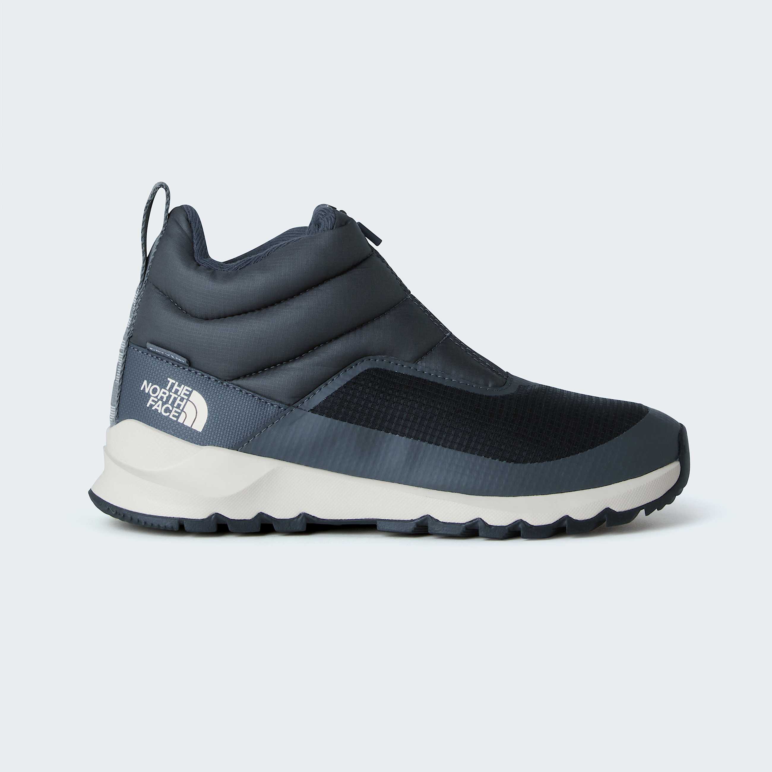 Bottines dhiver impermables zippes ThermoBall Progressive II pour femme TNF Anthracite GreyWhite Ash HERO