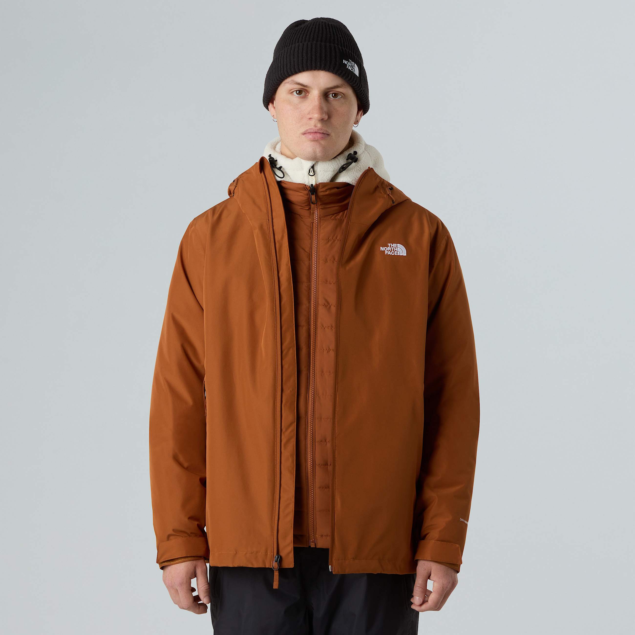 Giacca 3 in 1 con cappuccio Carto Mono Triclimate da uomo TNF Burnt Umber ALT4