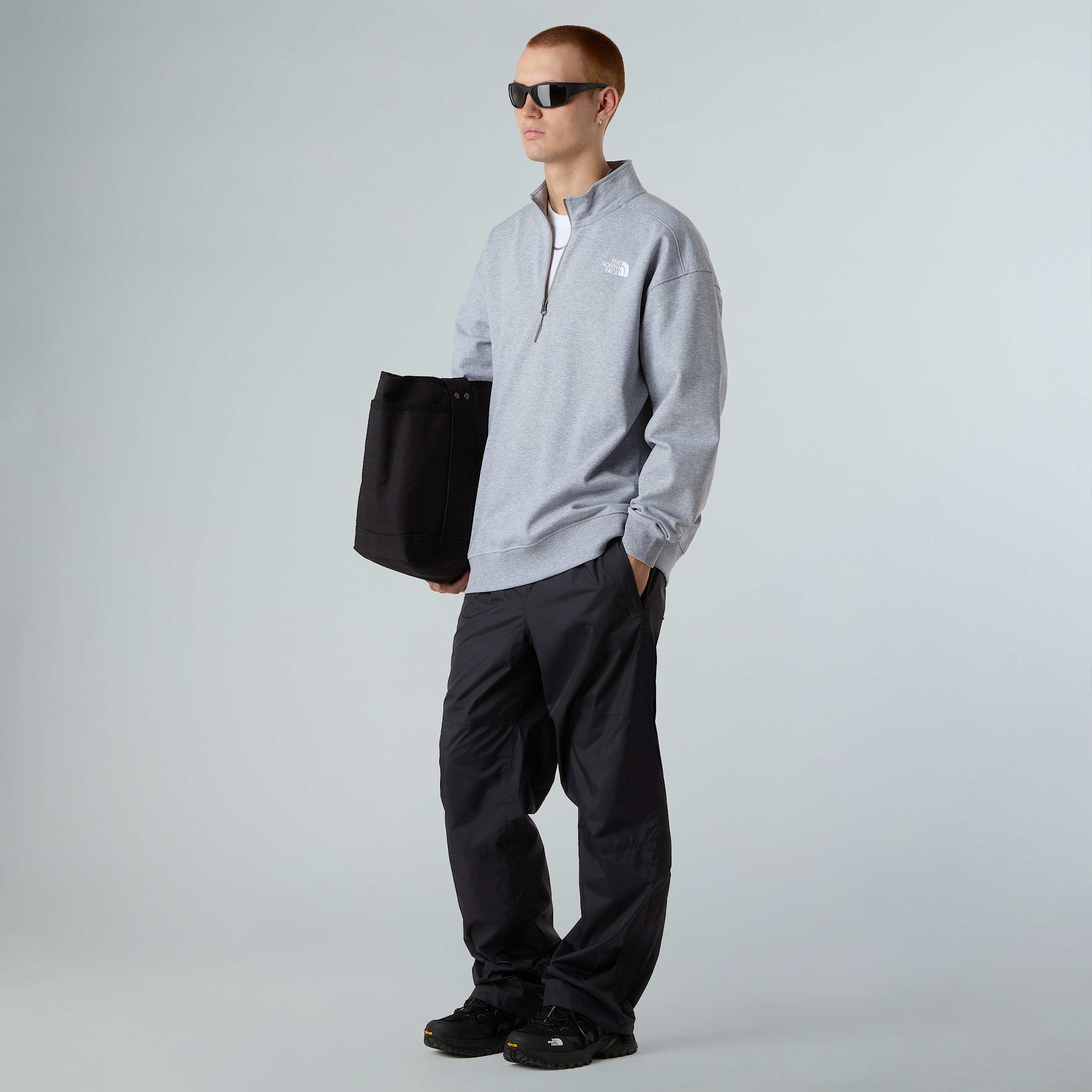 Oversized 14 Zip Sweatshirt Unisex TNF ALT3