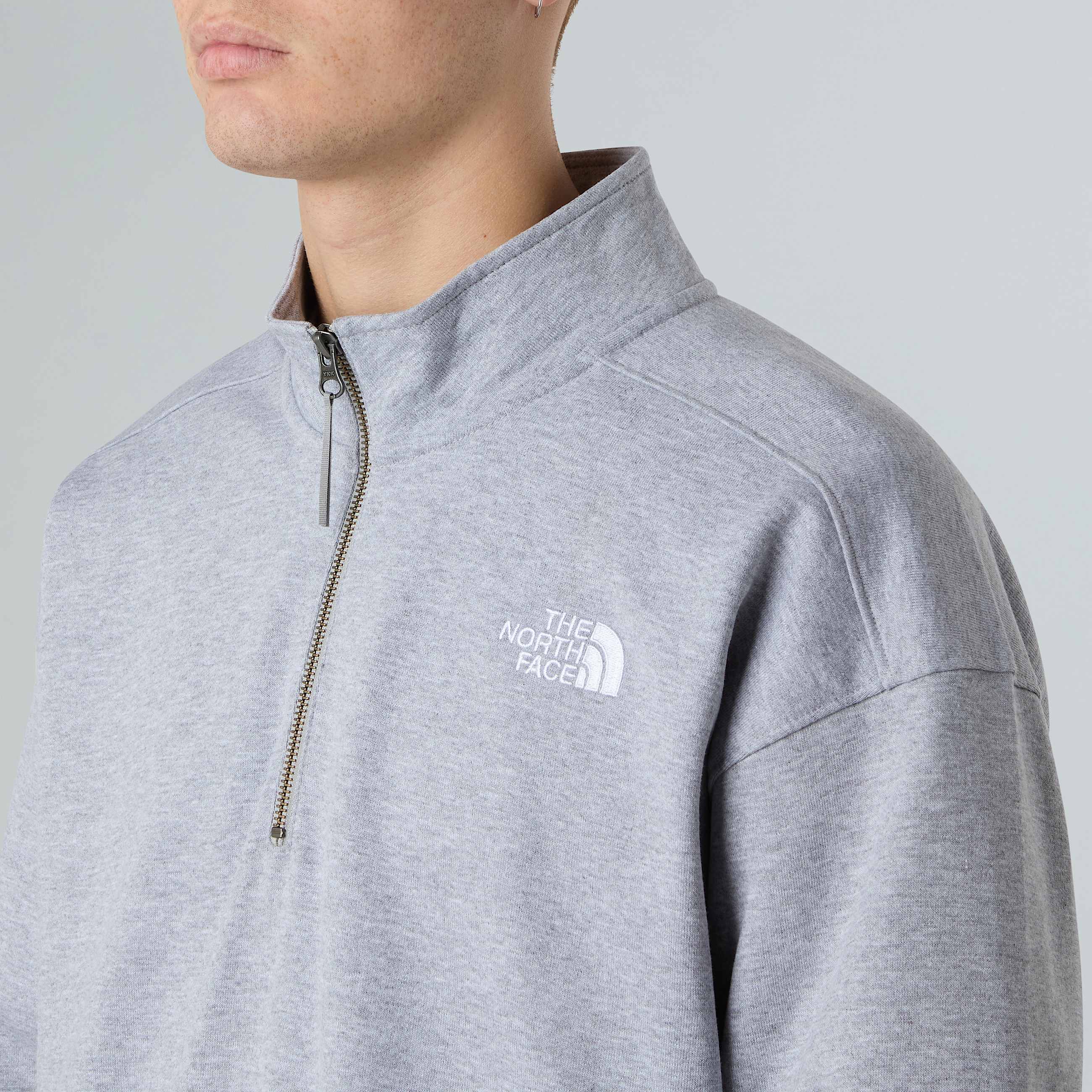 Oversized 14 Zip Sweatshirt Unisex TNF ALT5