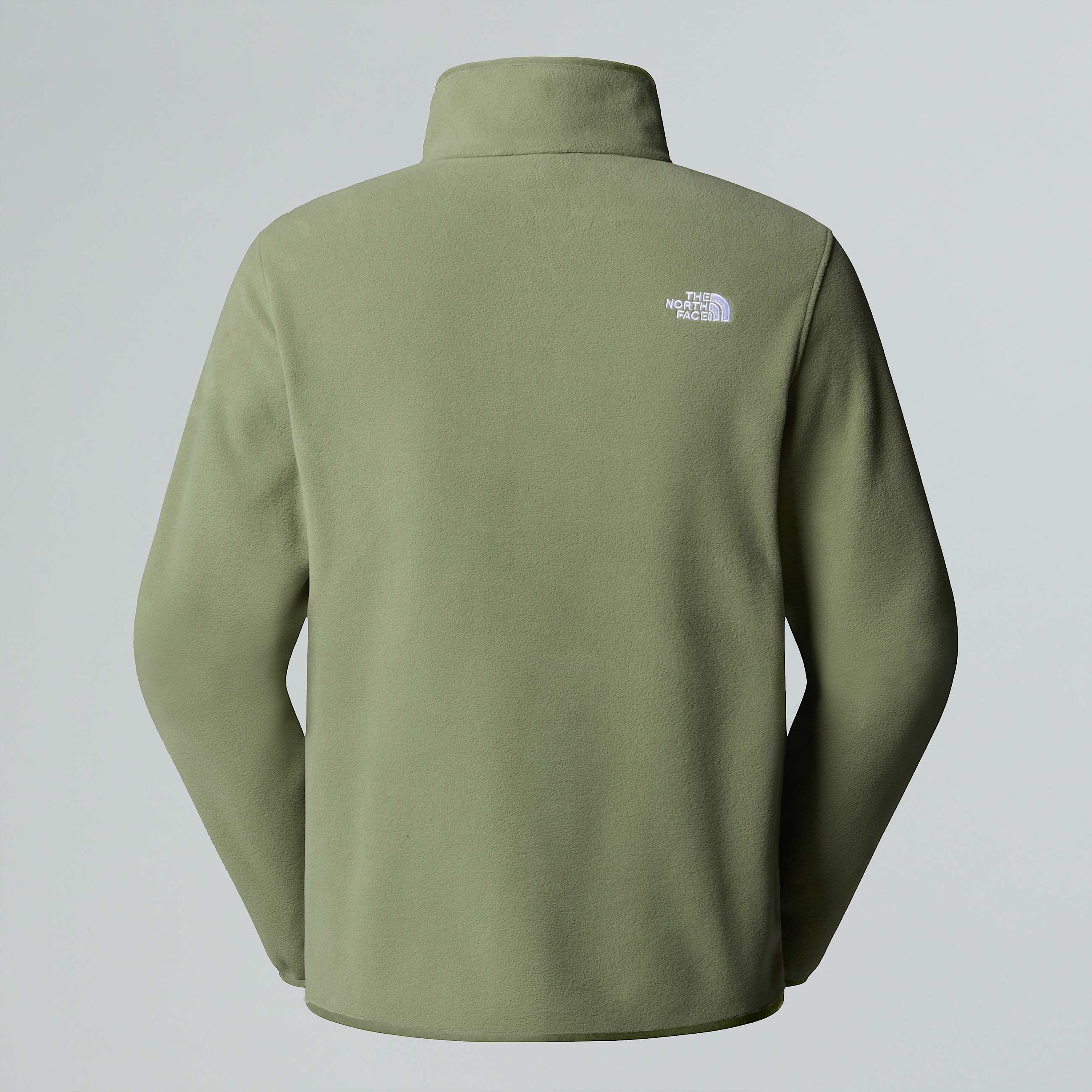 Glacierfleece met kwartrits voor heren TNF Bark Mist ALT21