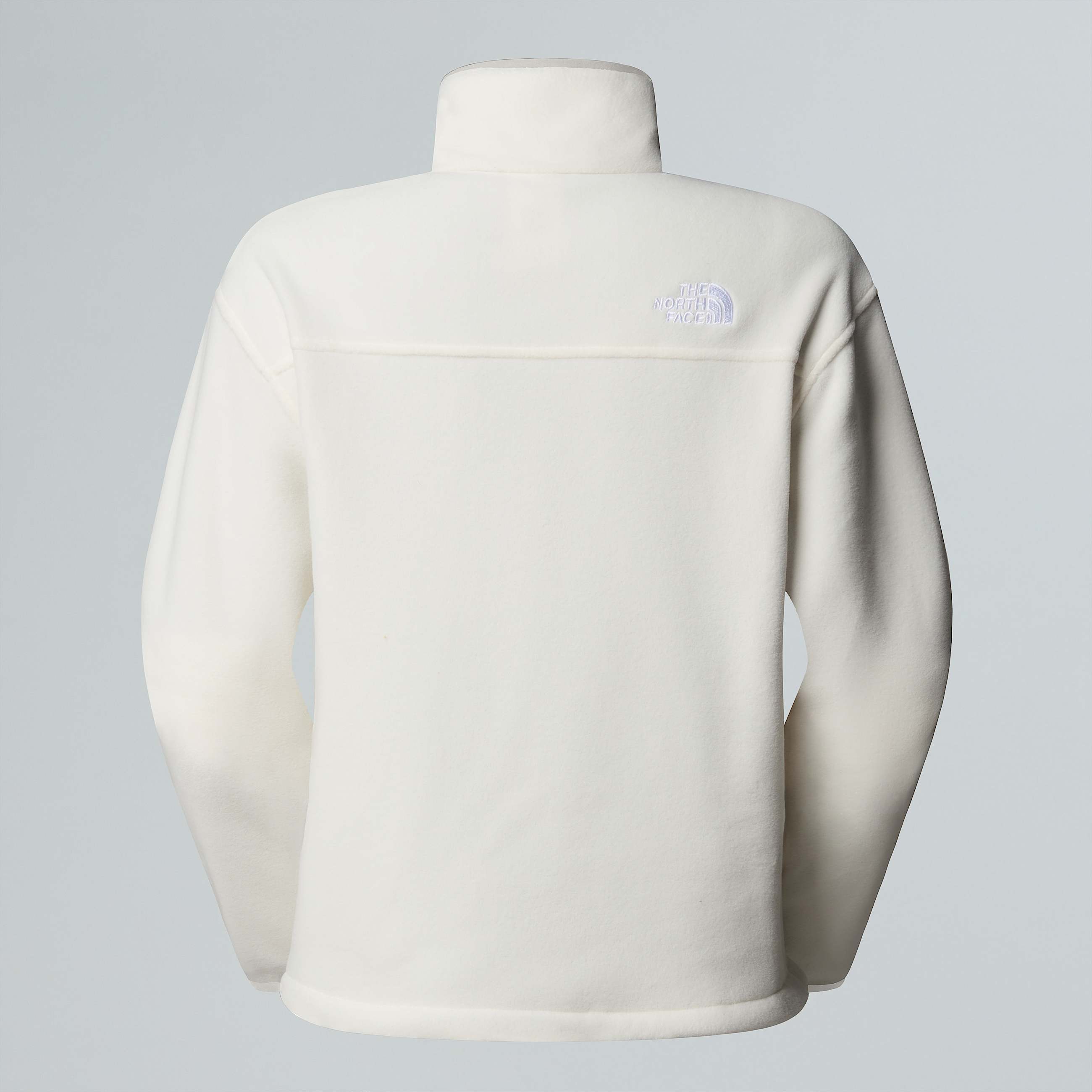 Kort Glacier fleece med halv lynls til damer TNF White Dune ALT21