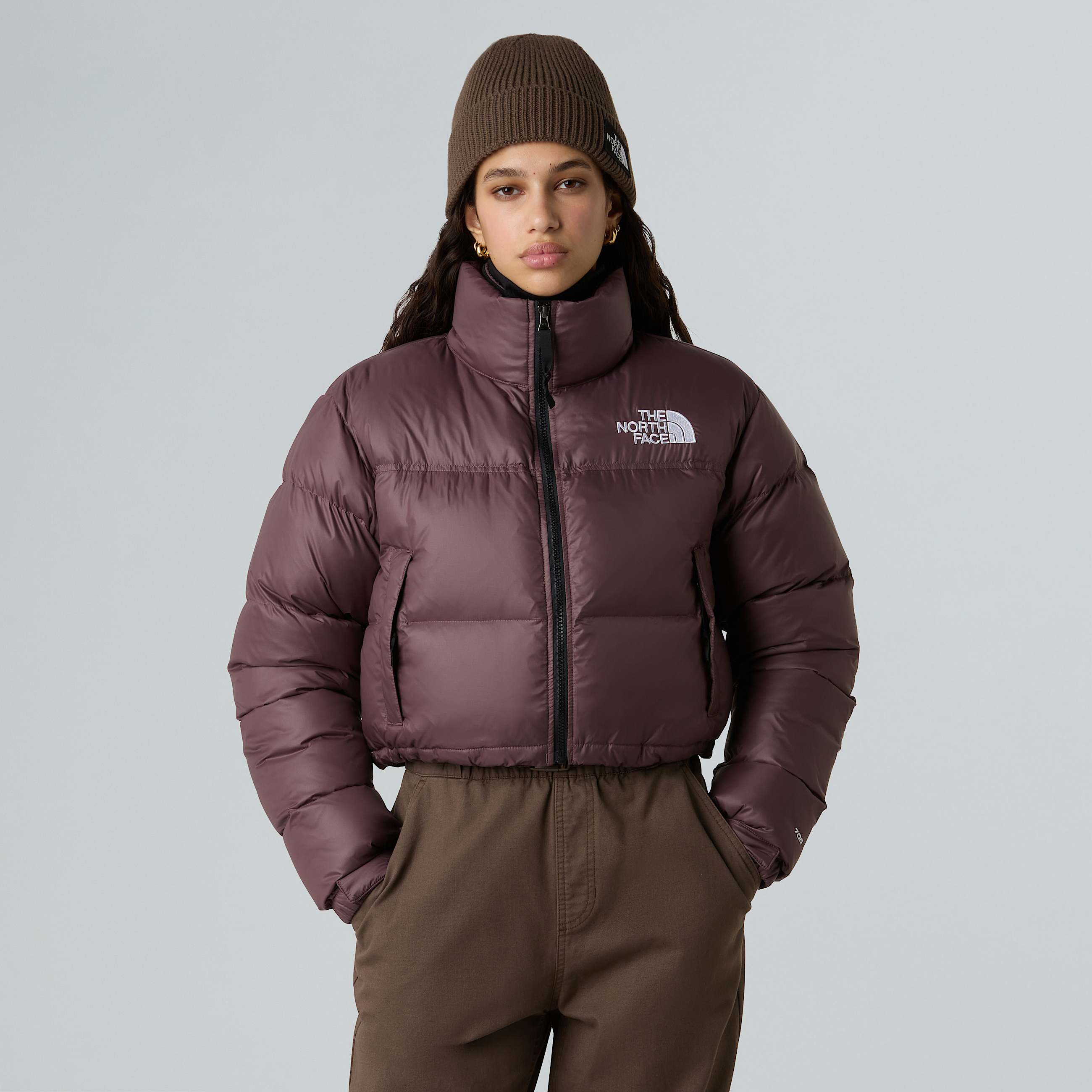 Nuptse Short Jacket W TNF HERO