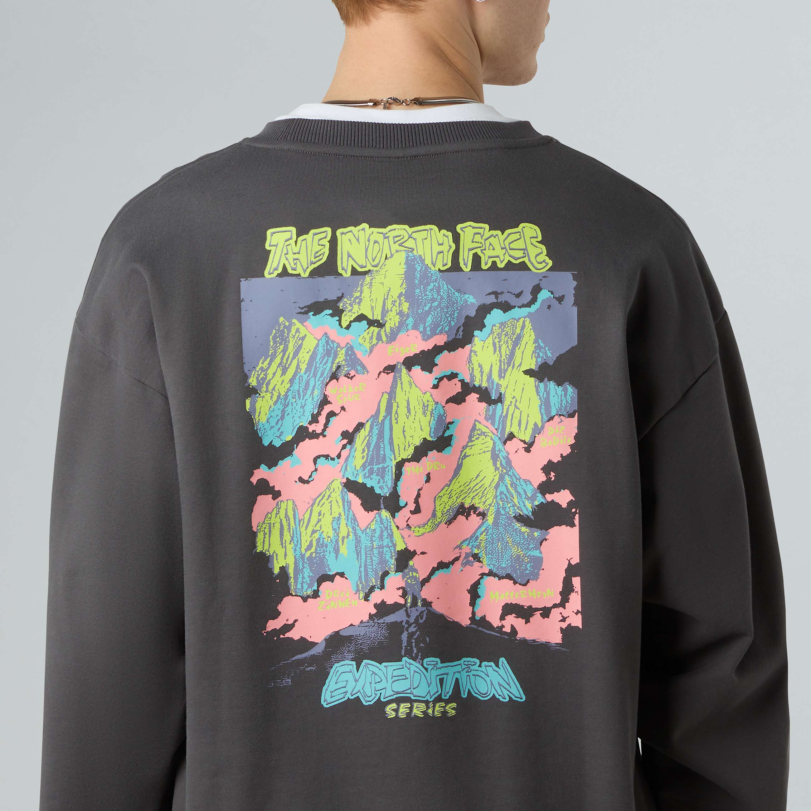 Unisex Expedition Celebration Oversized Sweatshirt TNF ALT6