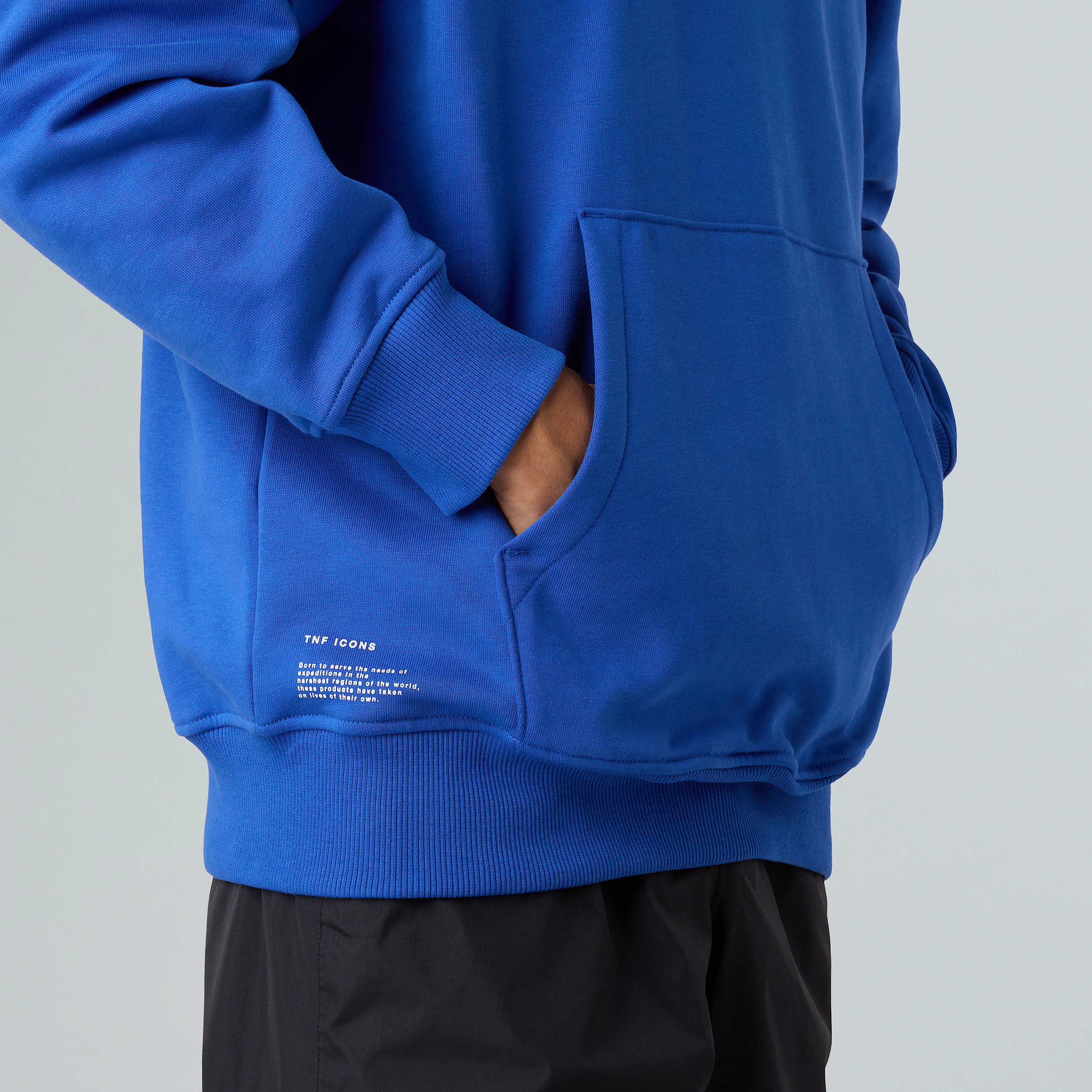 Felpa con cappuccio Icon Relaxed da uomo TNF ALT6