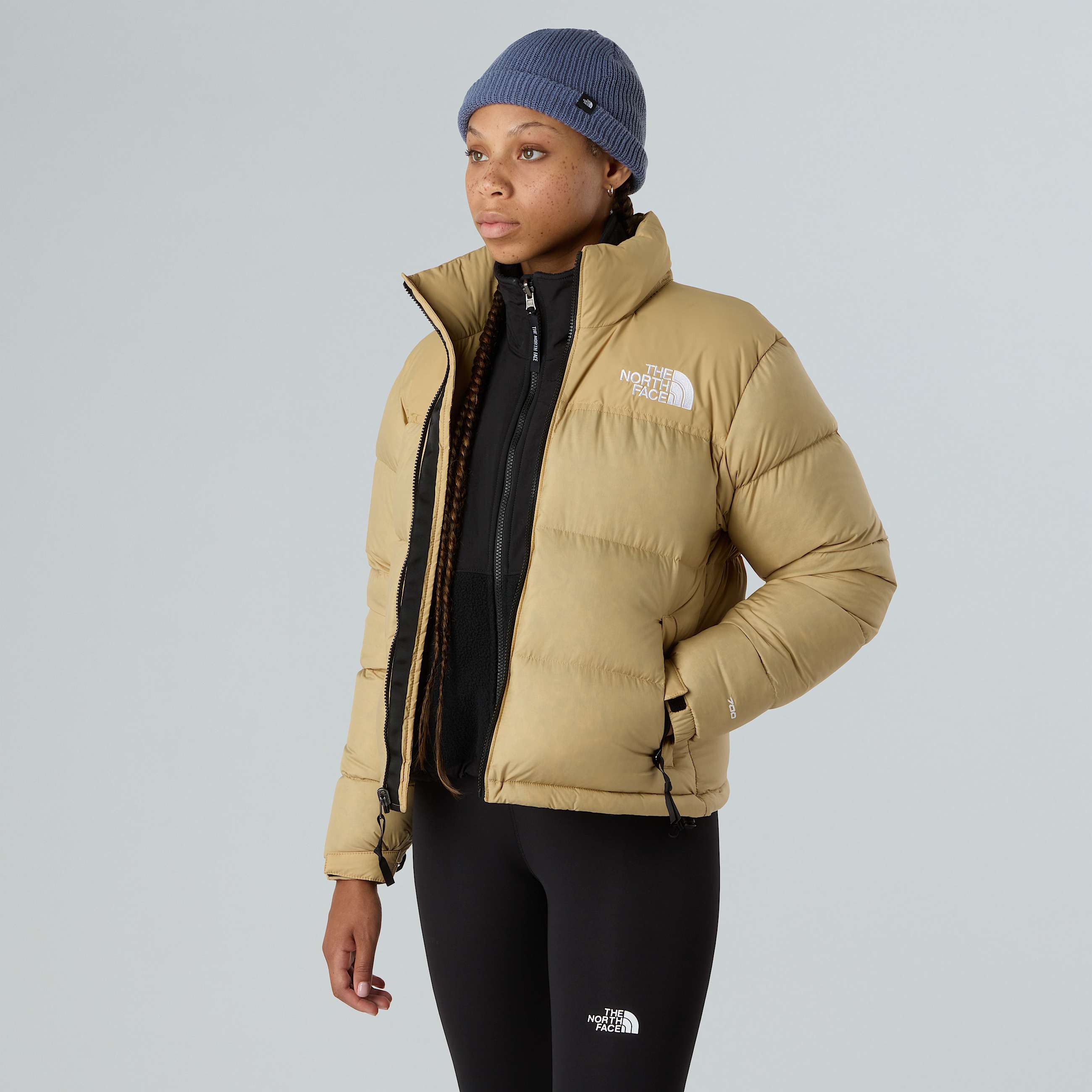 Damska kurtka 1996 Retro Nuptse TNF Khaki StoneRecycled Down ALT7