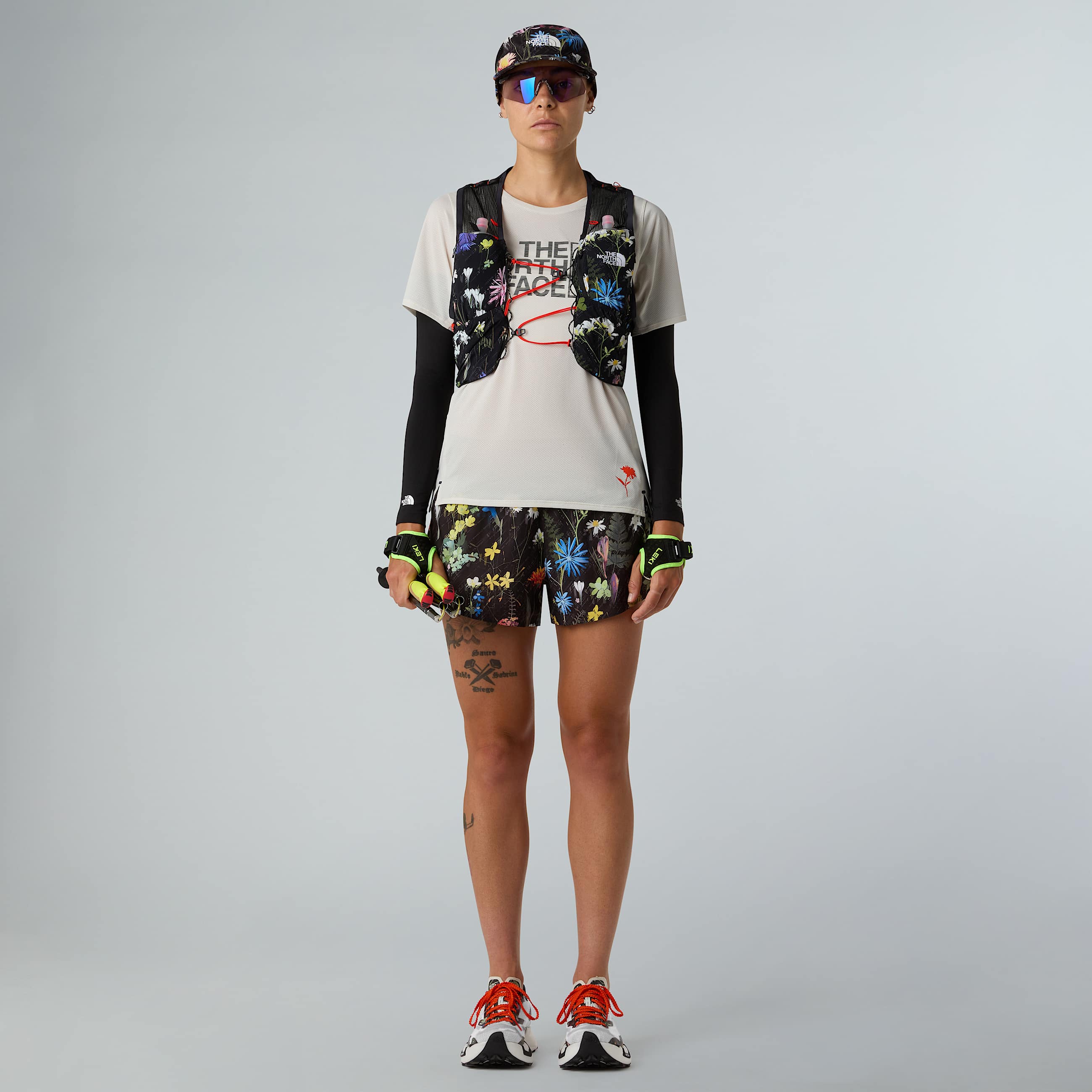 Summit Pacesetter 3 Shorts mit Aufdruck fr Damen TNF ALT1