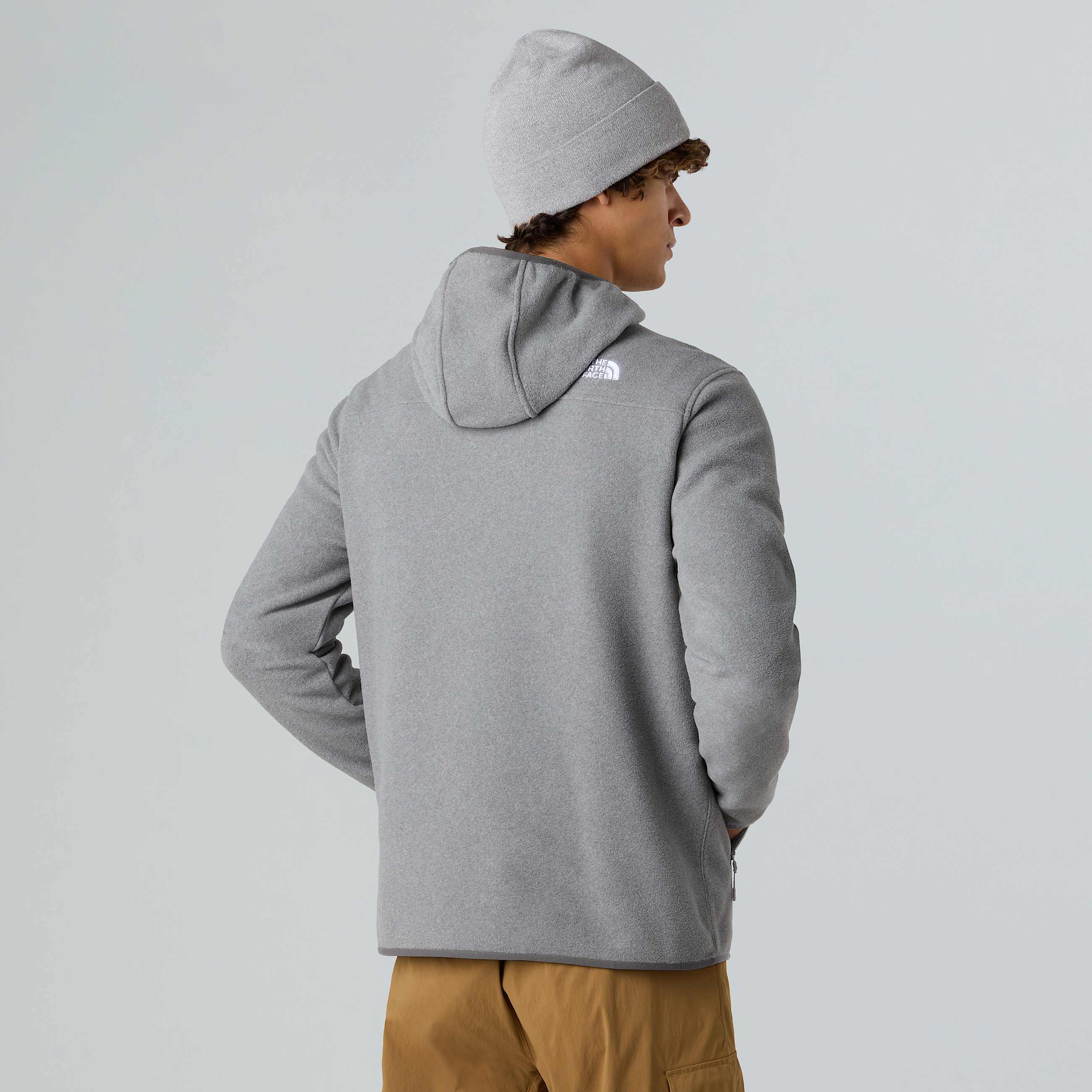 Pile pullover Glacier con cappuccio da uomo TNF ALT2