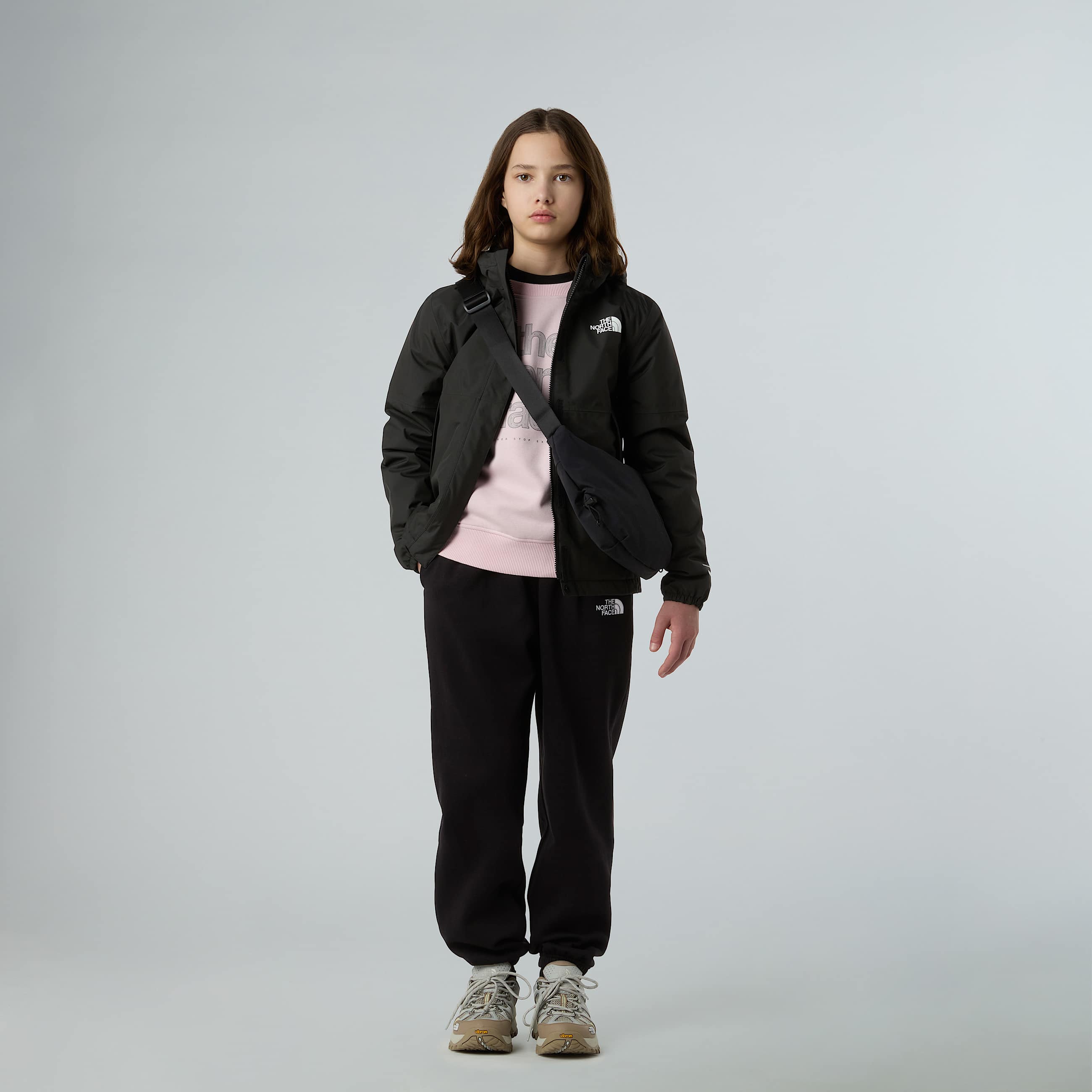 Giacca da pioggia Warm Antora da ragazza TNF ALT1