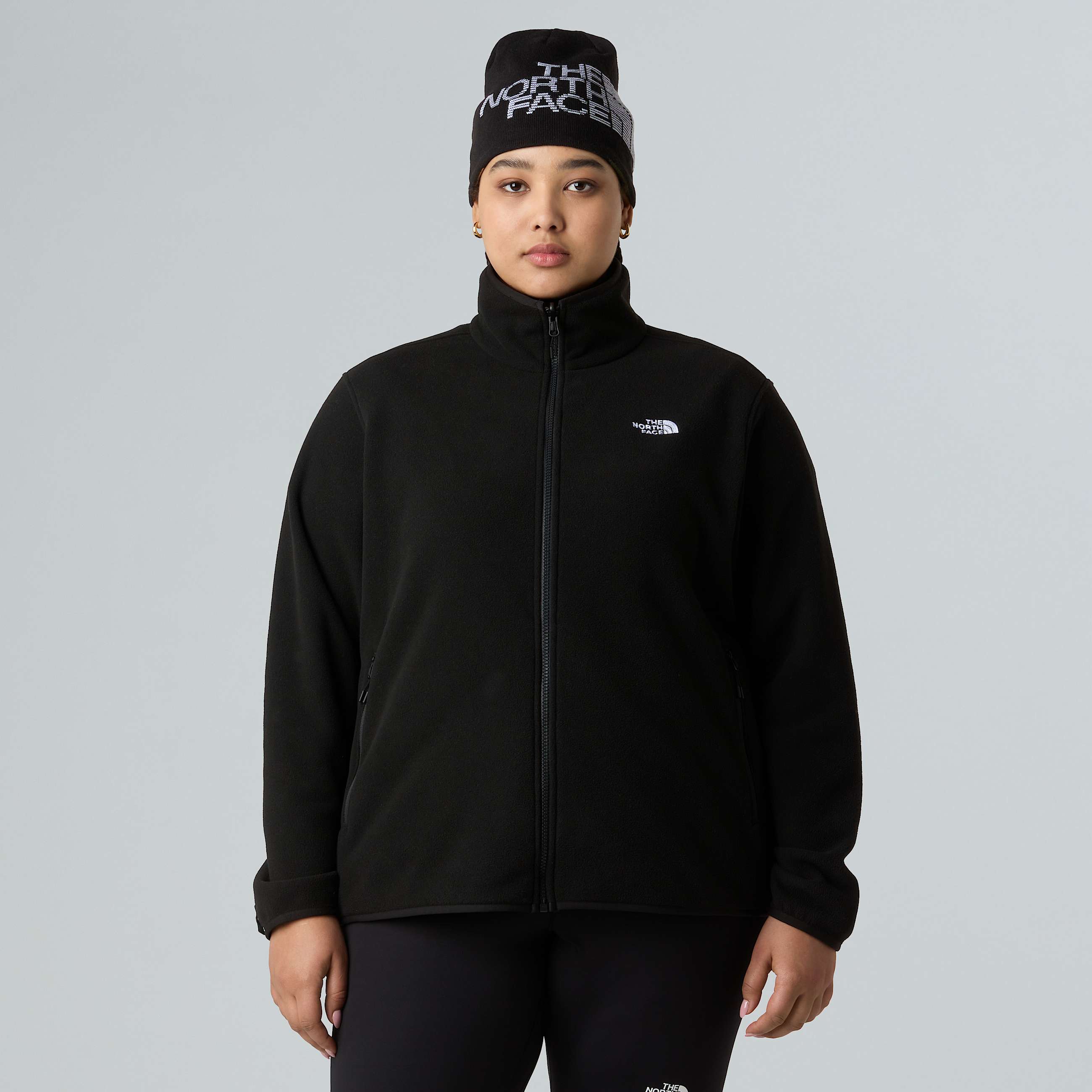 Pile Glacier con cerniera integrale Plus Size da donna TNF HERO