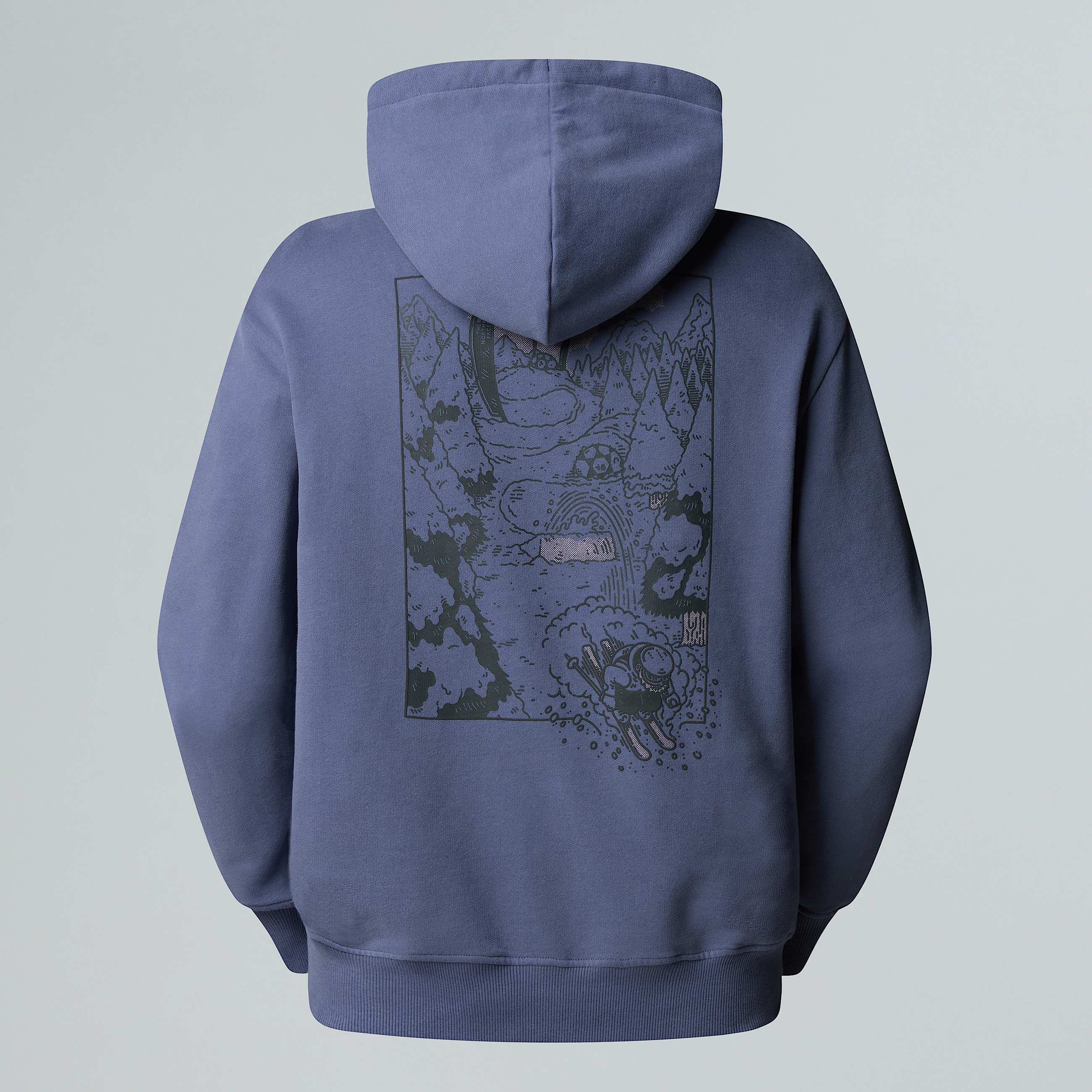 Unisex Powder Days Relaxed Graphic Hoodie TNF HERO