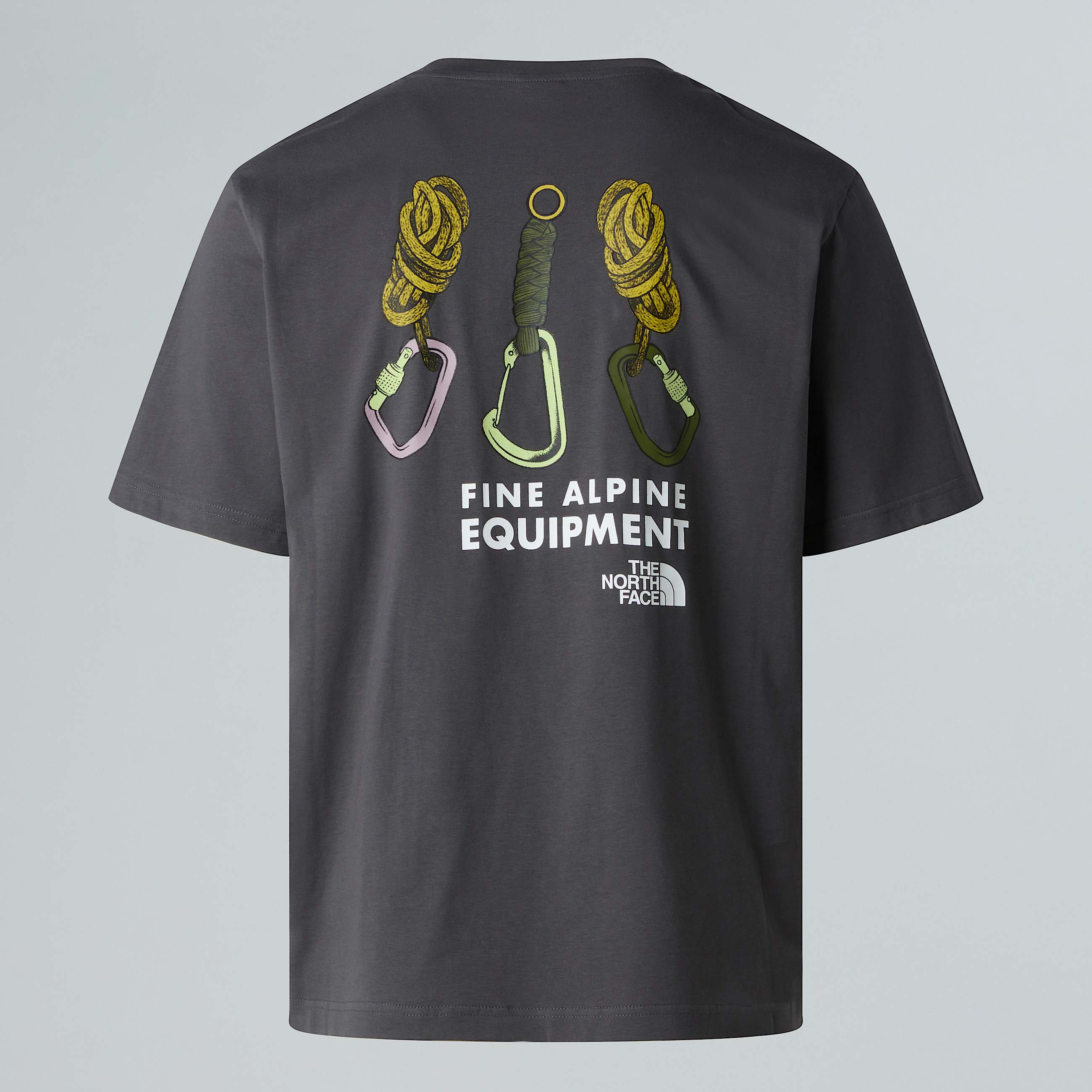 Uniseks Explore Gear RelaxedTshirt TNF Anthracite Grey HERO