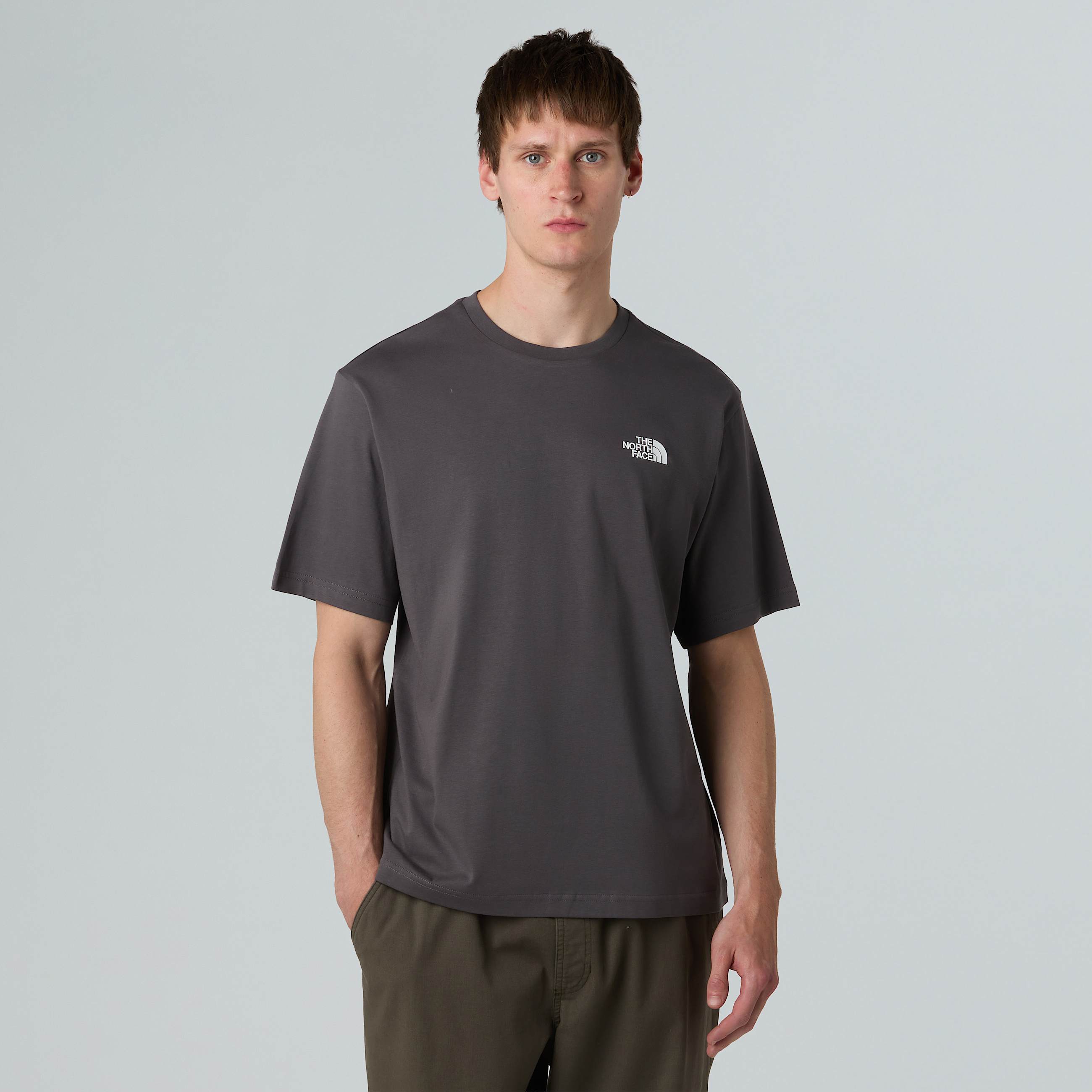 Uniseks Explore Gear RelaxedTshirt TNF Anthracite Grey ALT5