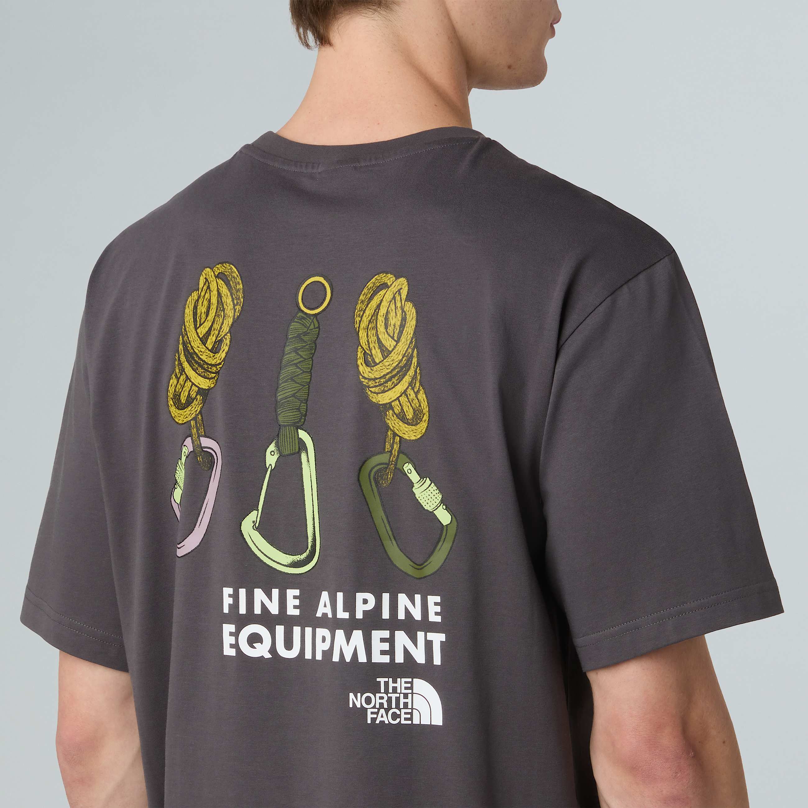 Uniseks Explore Gear RelaxedTshirt TNF Anthracite Grey ALT8