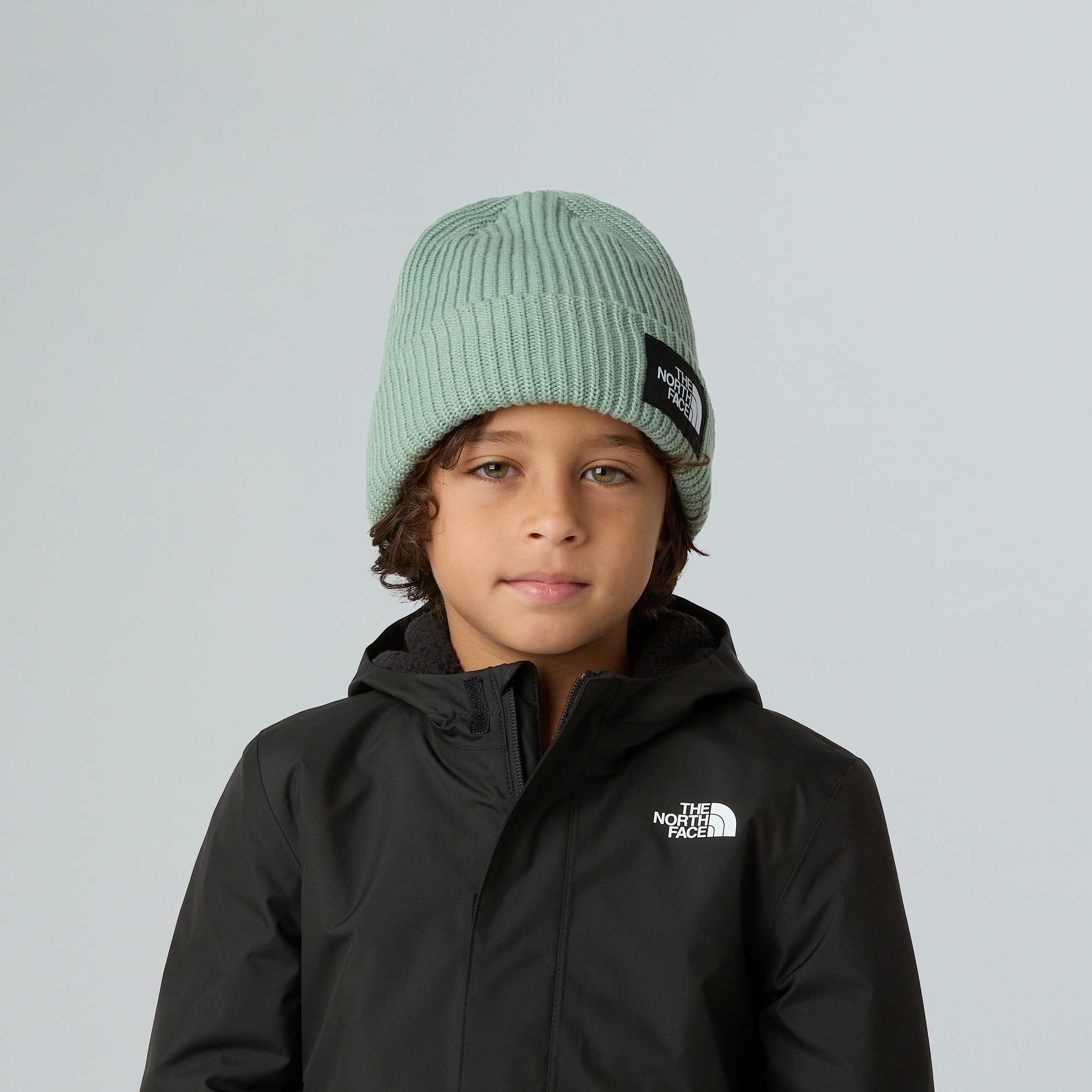 Kids Salty Lined Beanie TNF ALT1